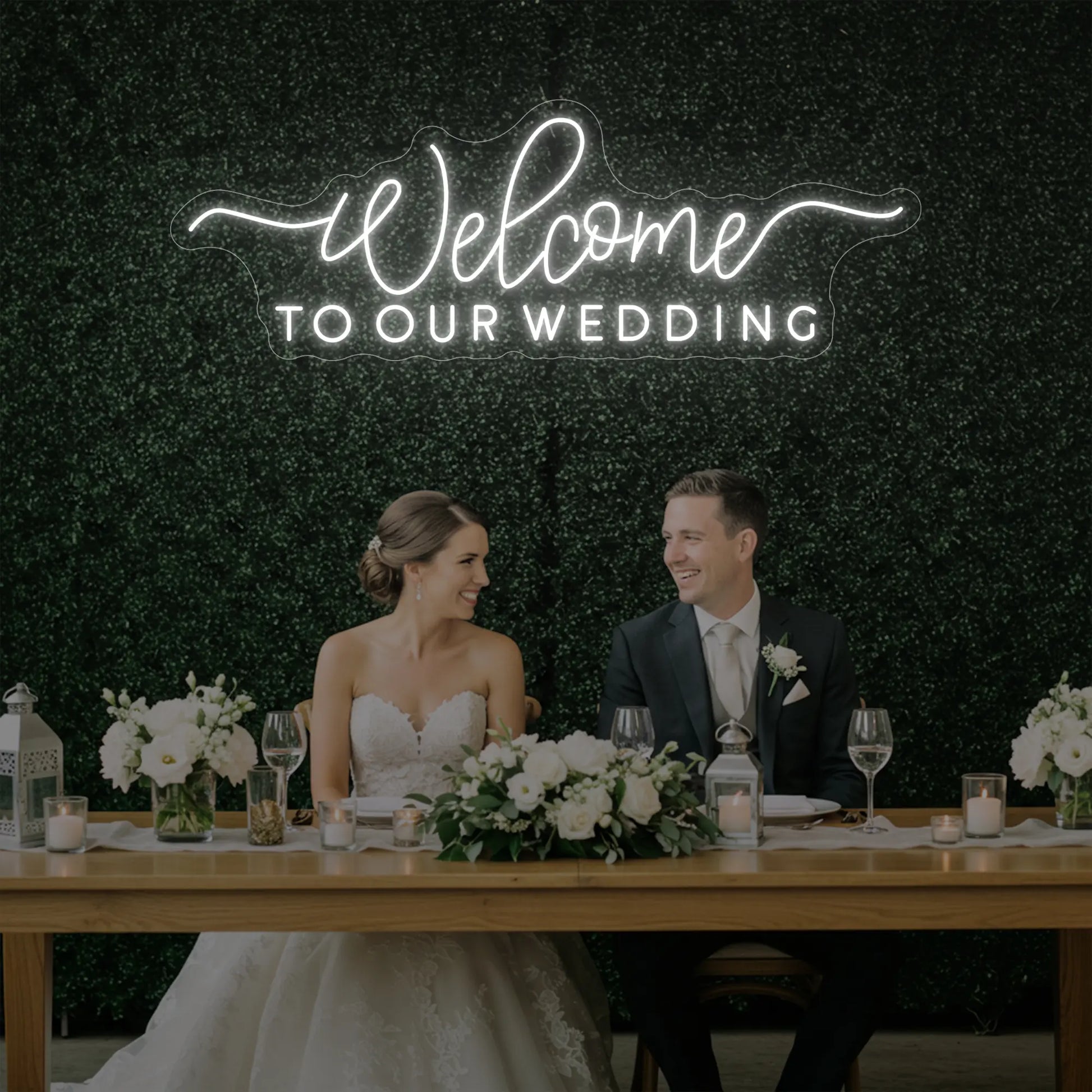 Welcome To Our Wedding V3 Neon Sign