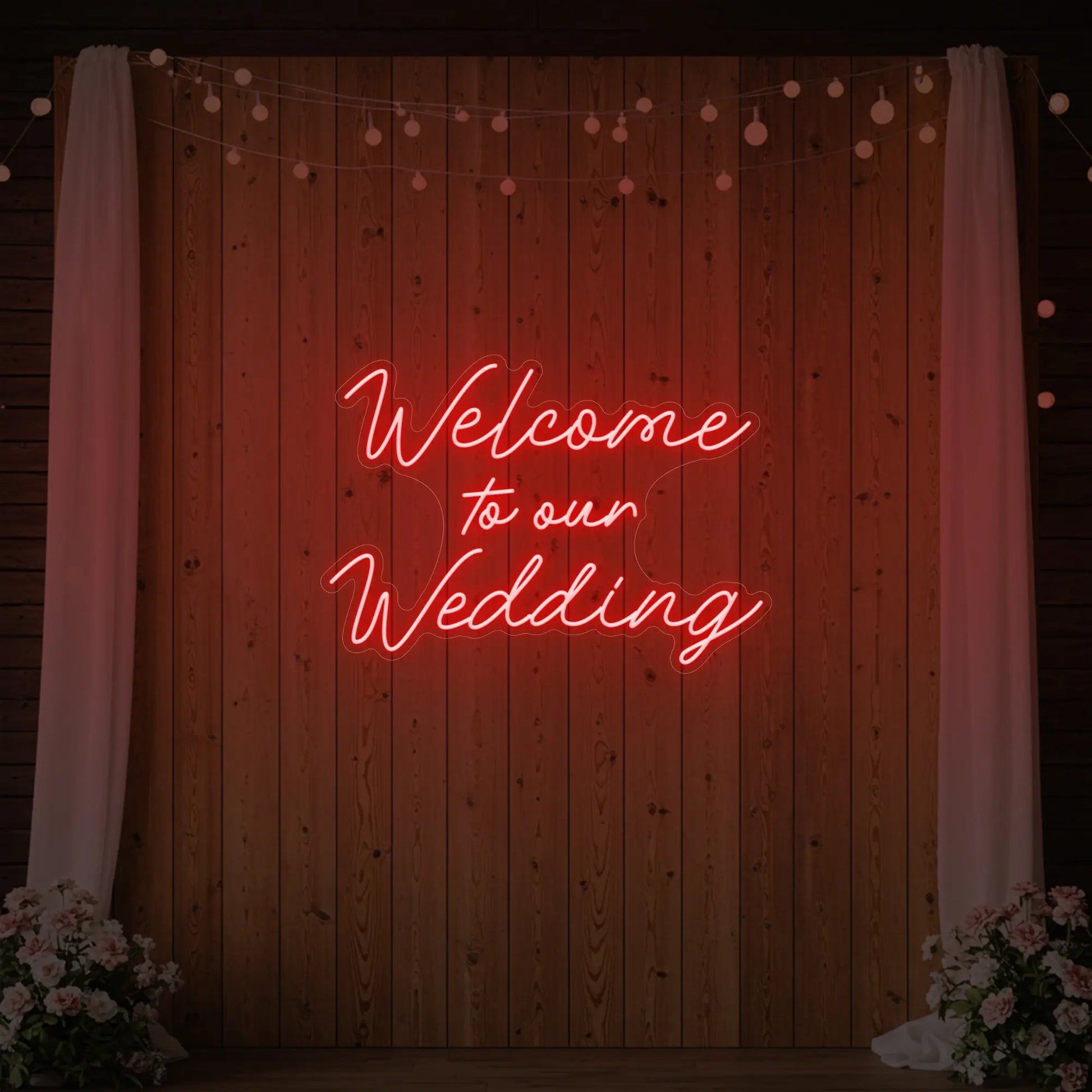 Bienvenue sur notre enseigne lumineuse de mariage
