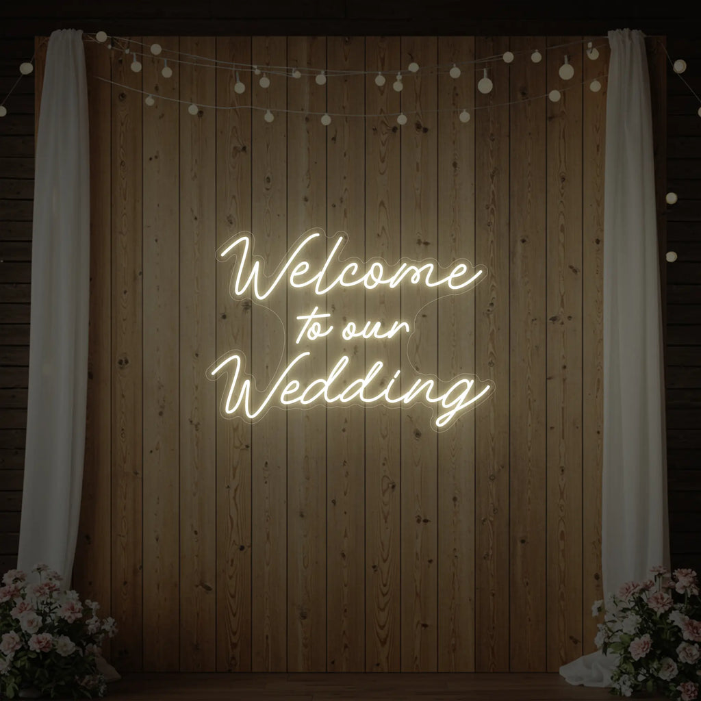 Bienvenue sur notre enseigne lumineuse de mariage