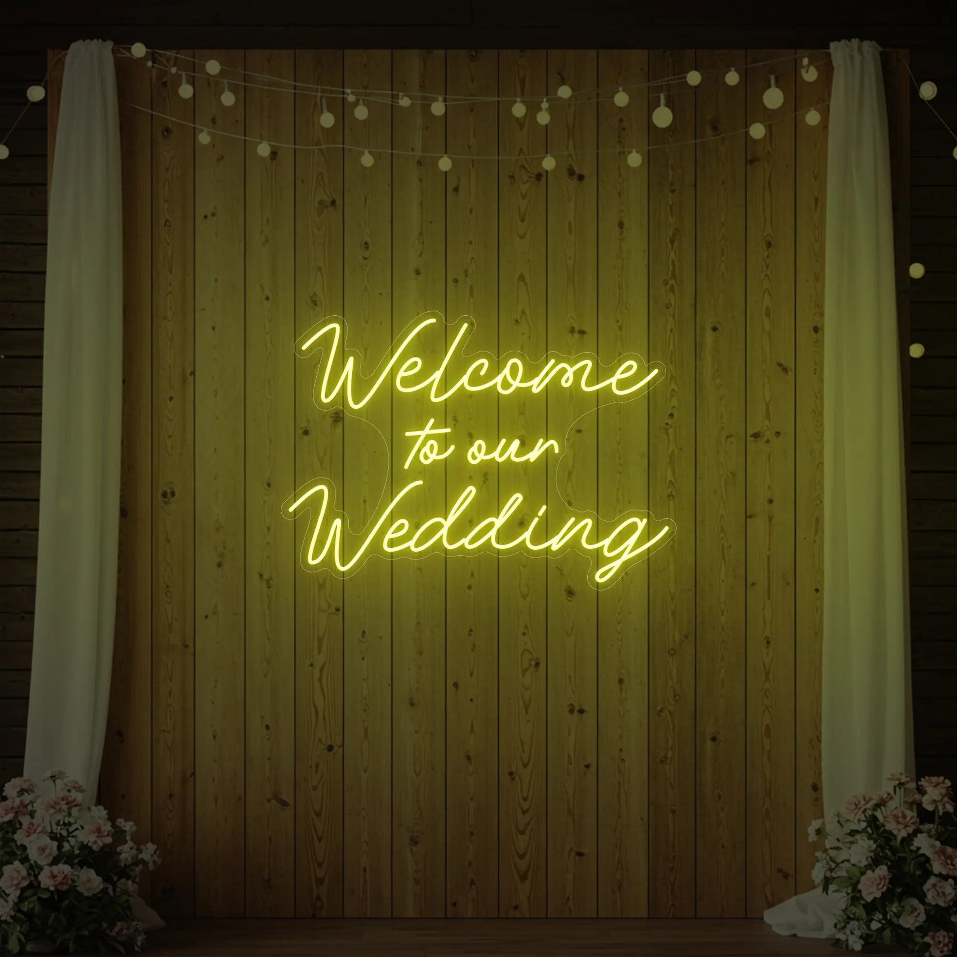 Bienvenue sur notre enseigne lumineuse de mariage