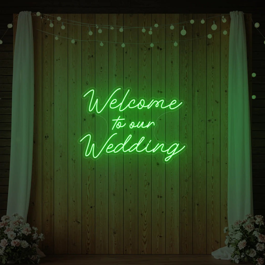 Bienvenue sur notre enseigne lumineuse de mariage