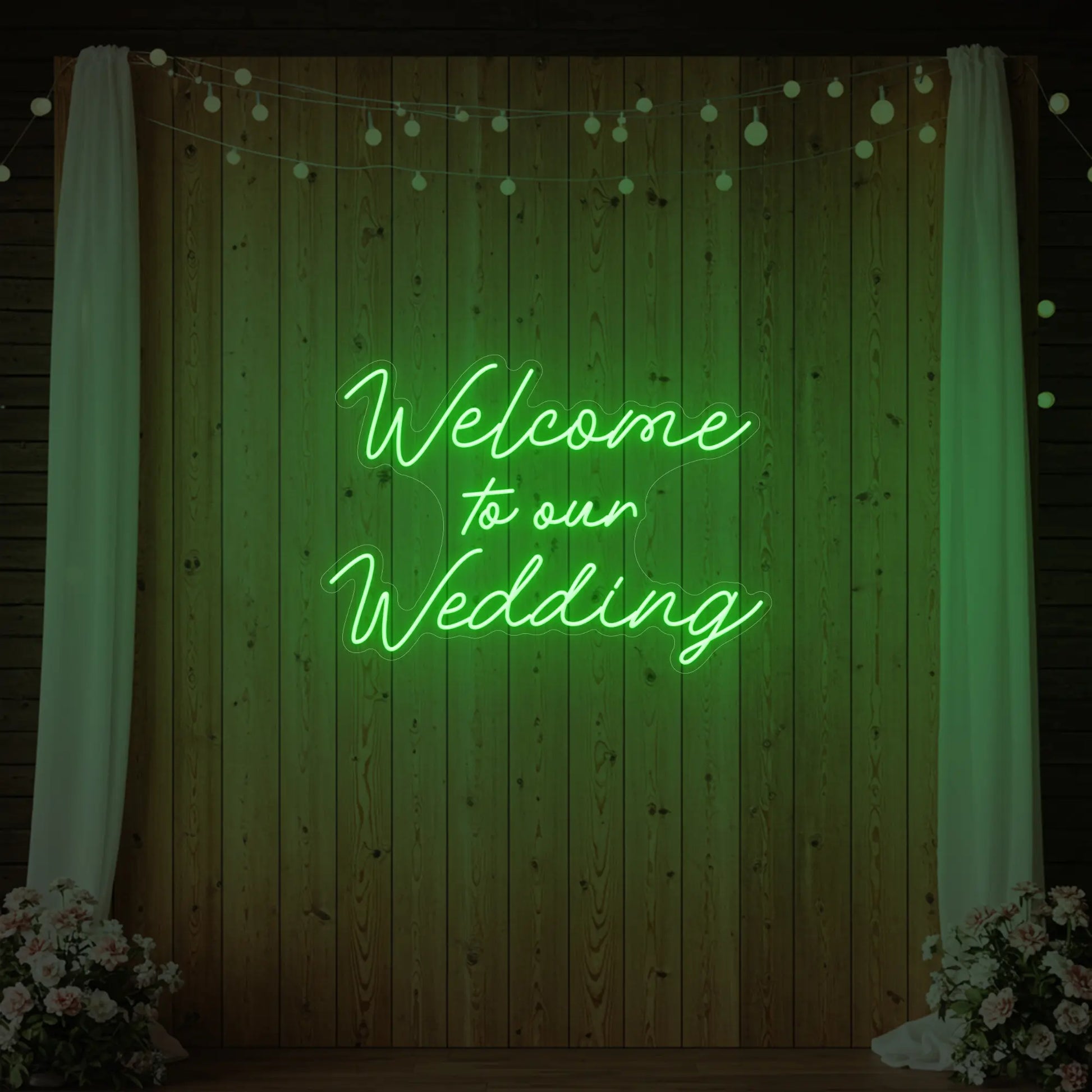 Bienvenue sur notre enseigne lumineuse de mariage
