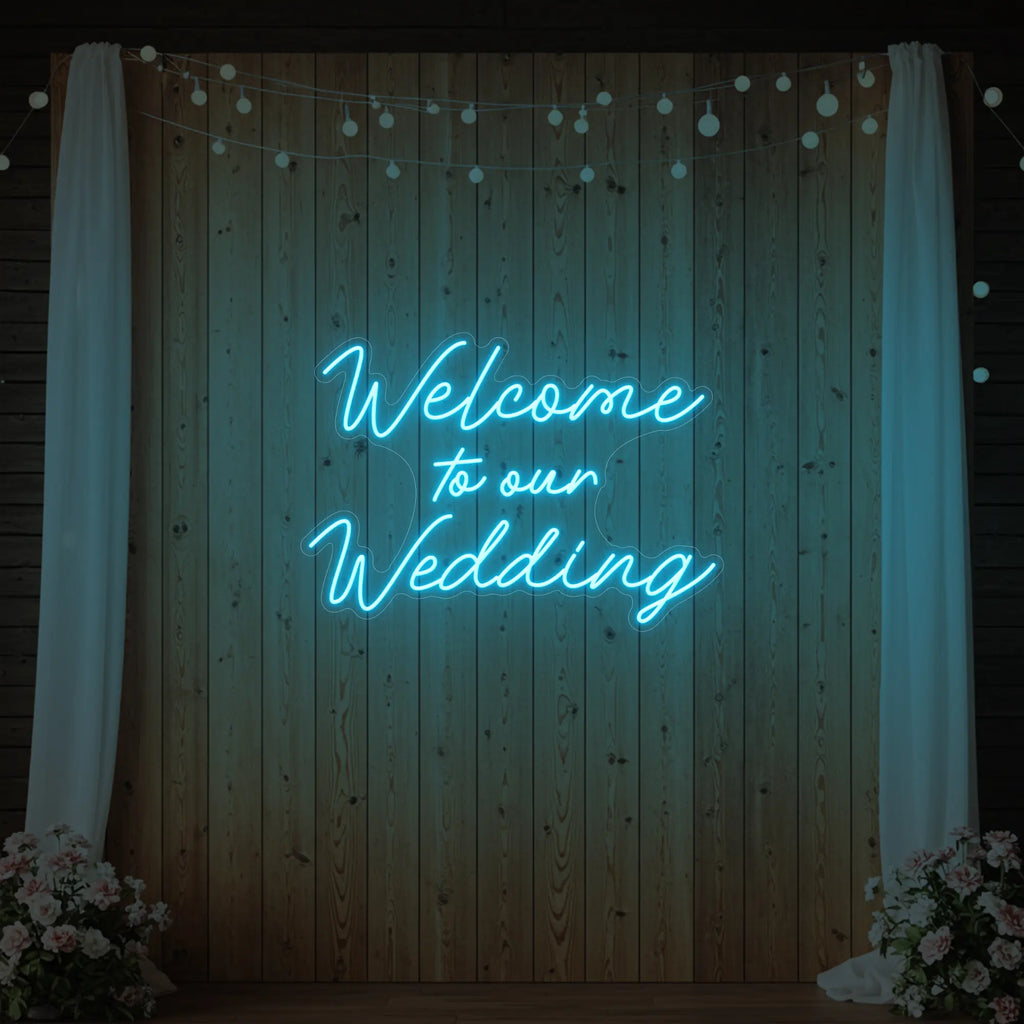 Bienvenue sur notre enseigne lumineuse de mariage