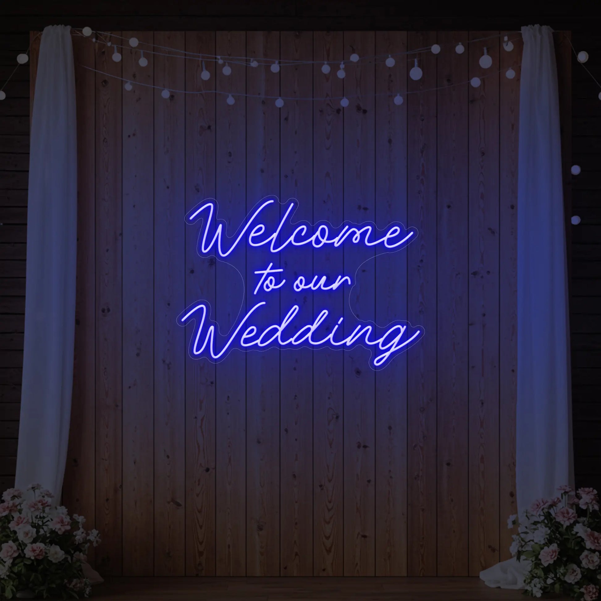 Bienvenue sur notre enseigne lumineuse de mariage