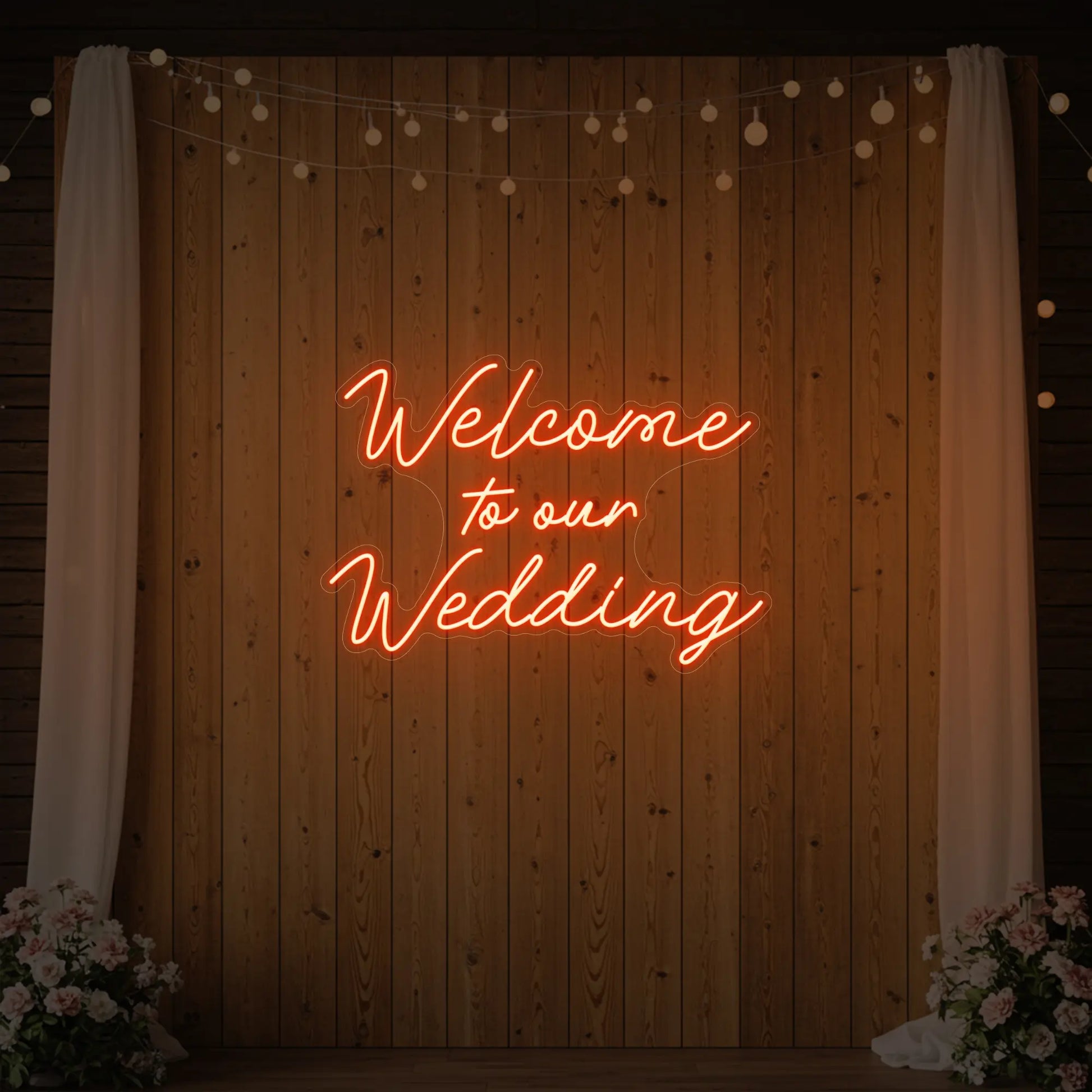 Bienvenue sur notre enseigne lumineuse de mariage