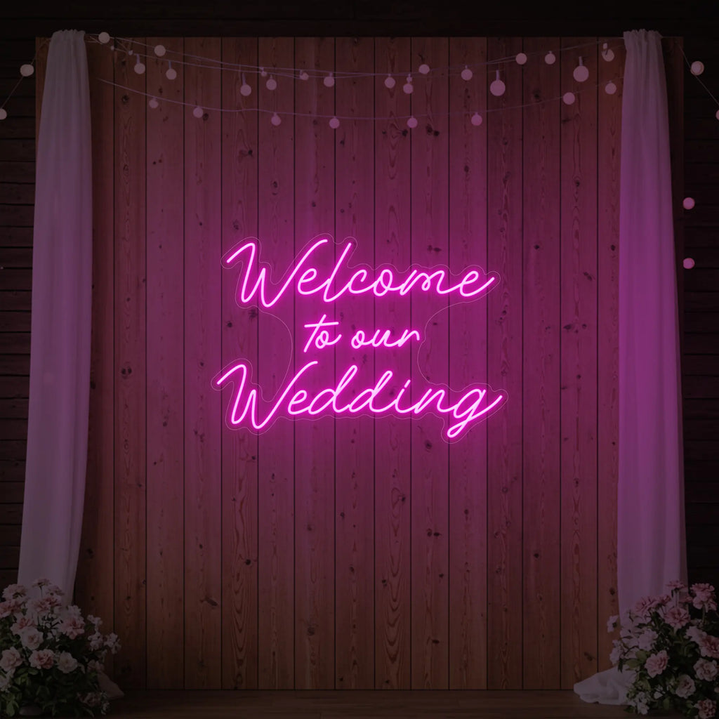 Bienvenue sur notre enseigne lumineuse de mariage