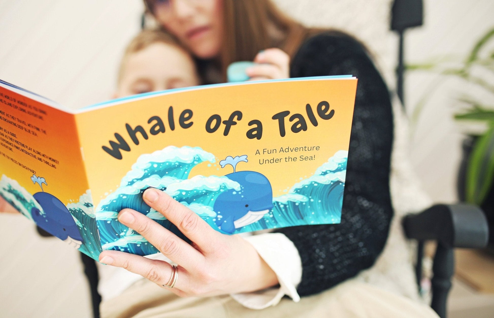 Whale of a tale - stacking toy and book set