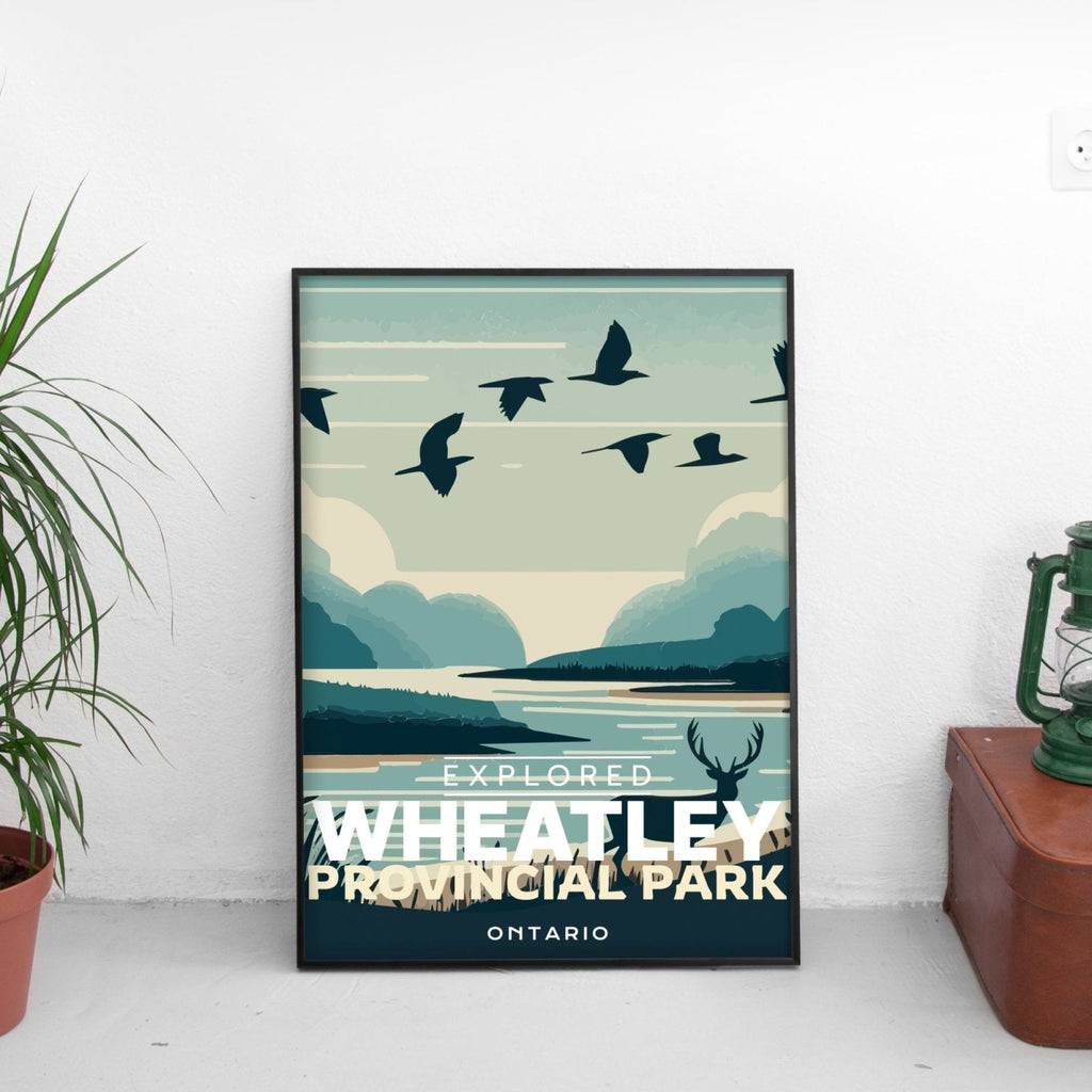 Affiche « Explorée » du parc provincial Wheatley, en Ontario