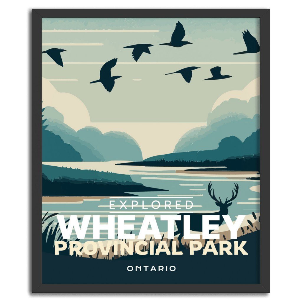Affiche « Explorée » du parc provincial Wheatley, en Ontario