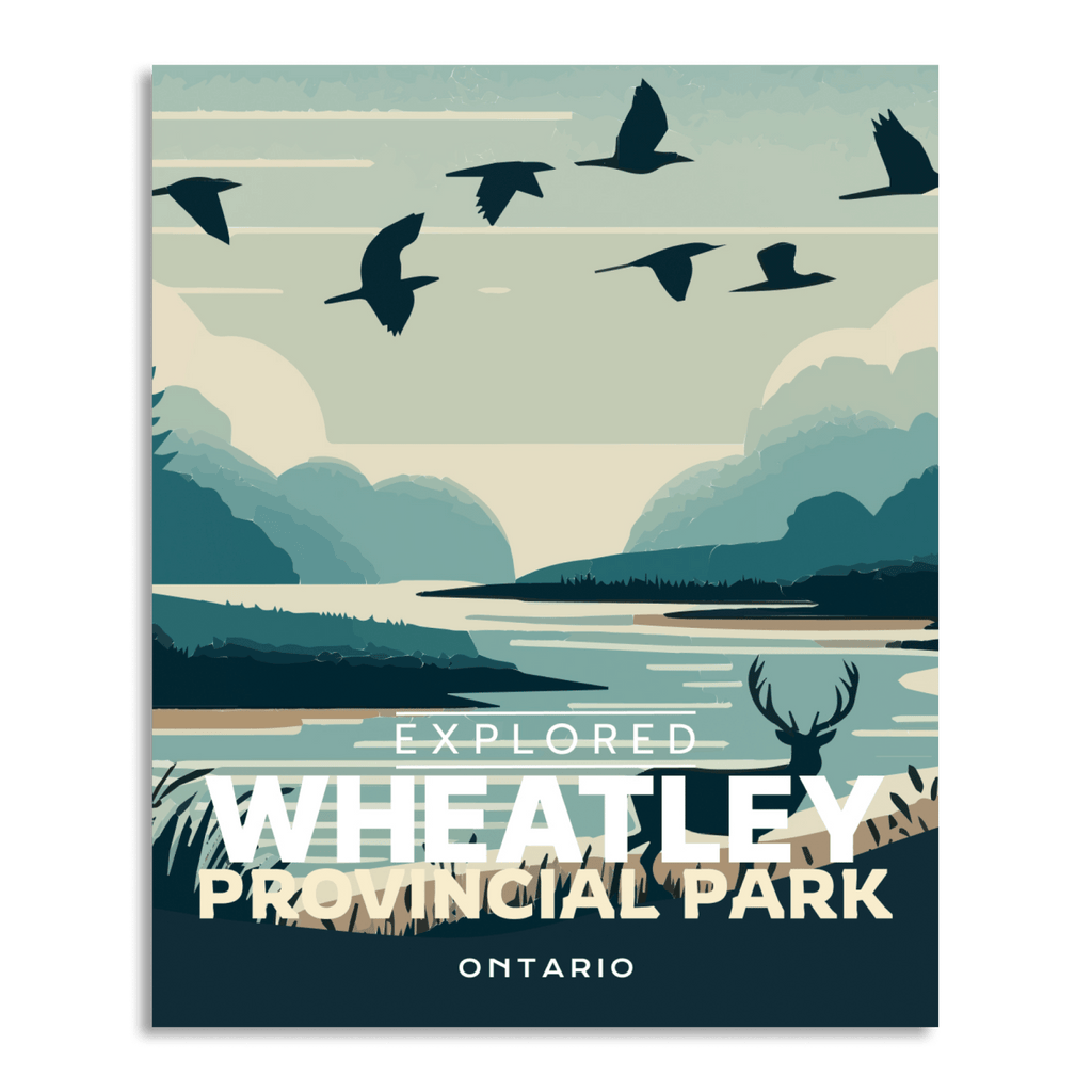 Affiche « Explorée » du parc provincial Wheatley, en Ontario