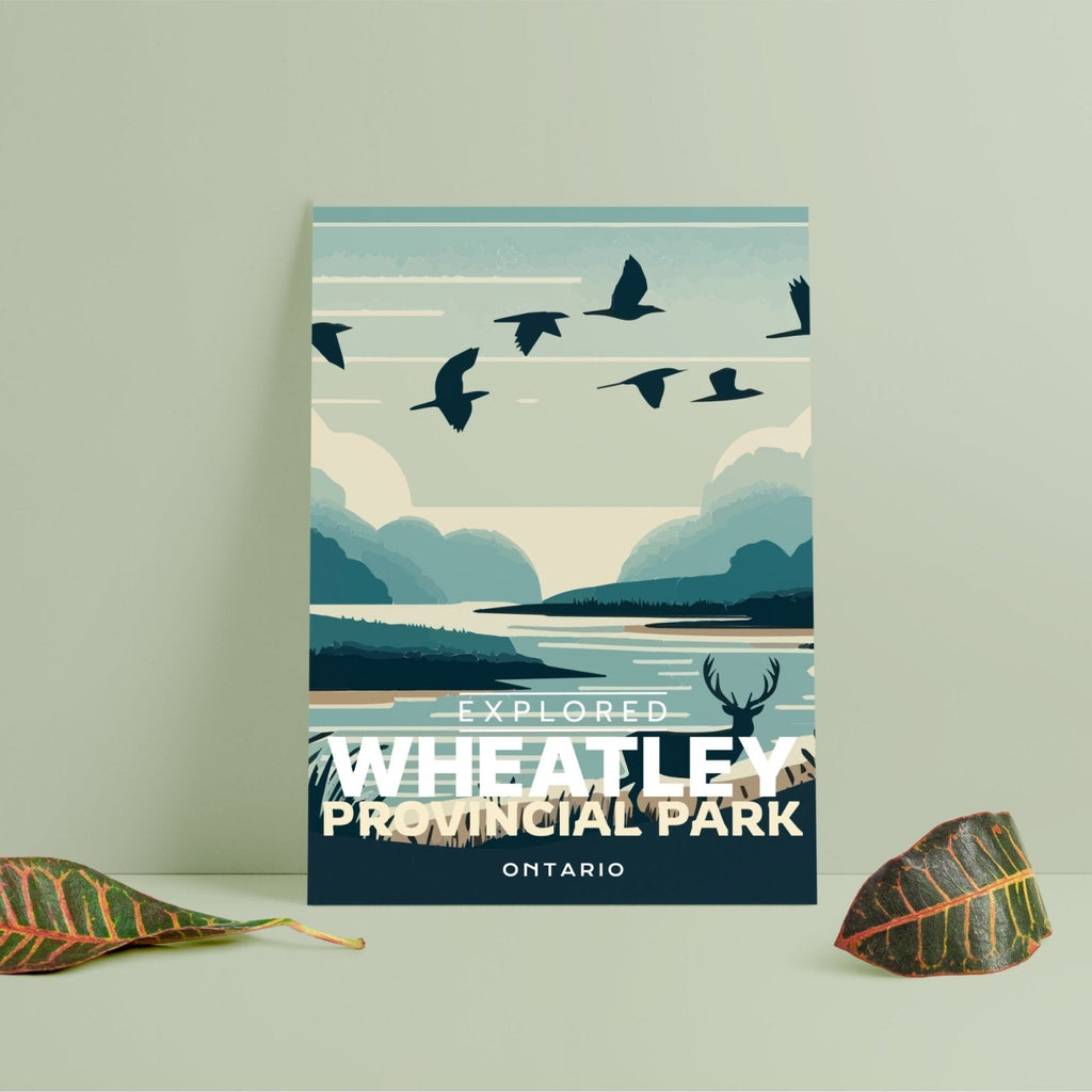 Affiche « Explorée » du parc provincial Wheatley, en Ontario