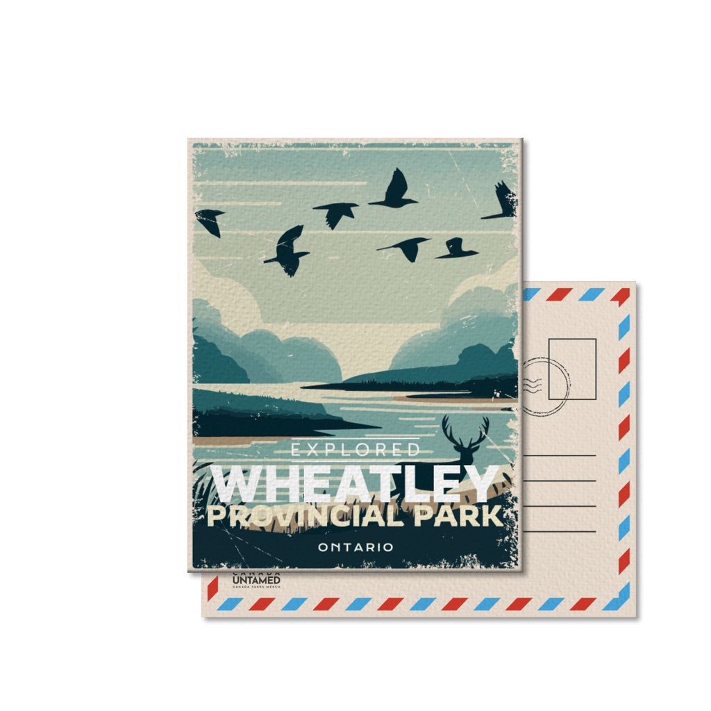Carte postale du parc provincial Wheatley, Ontario