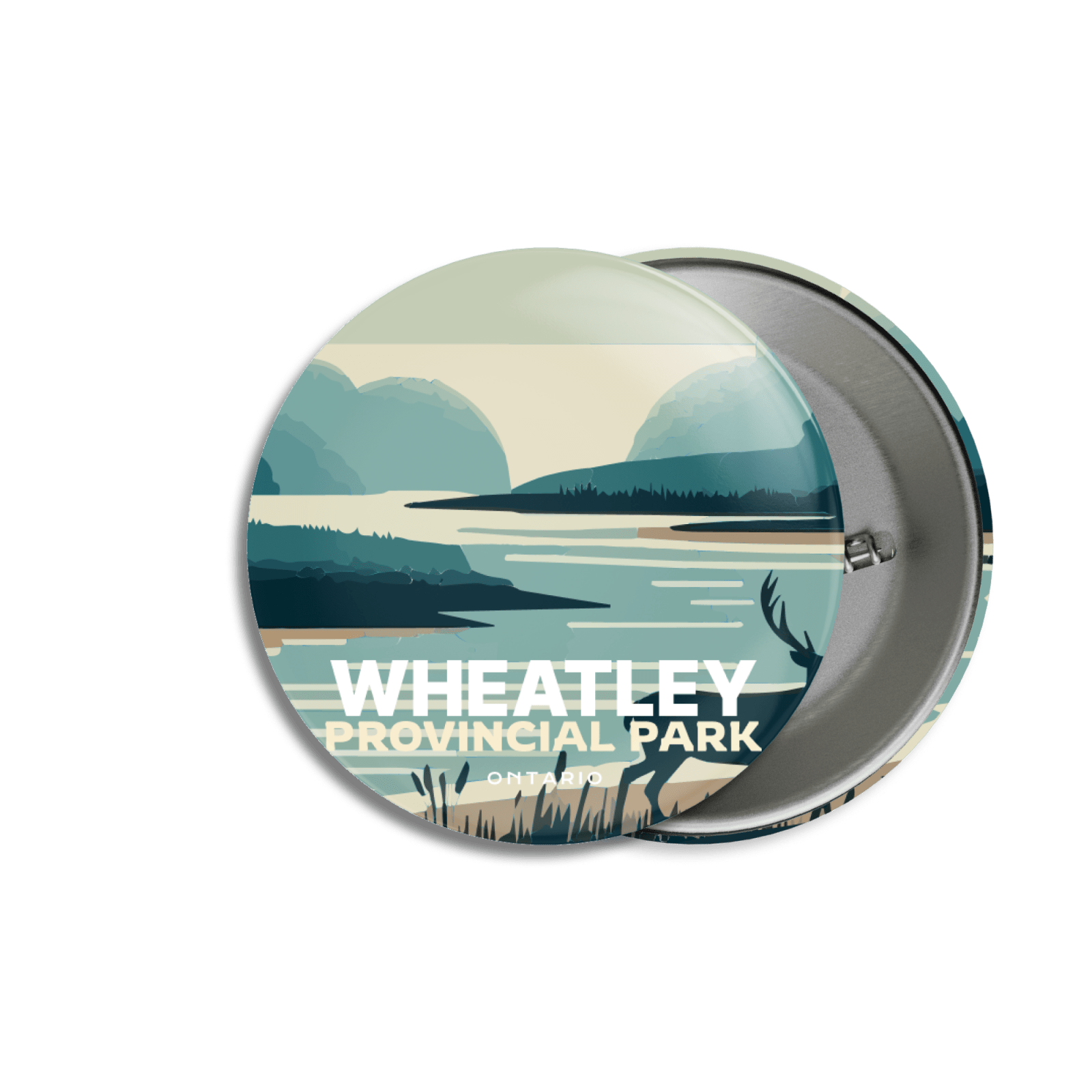 Wheatley Provincial Park of Ontario Pinback Button