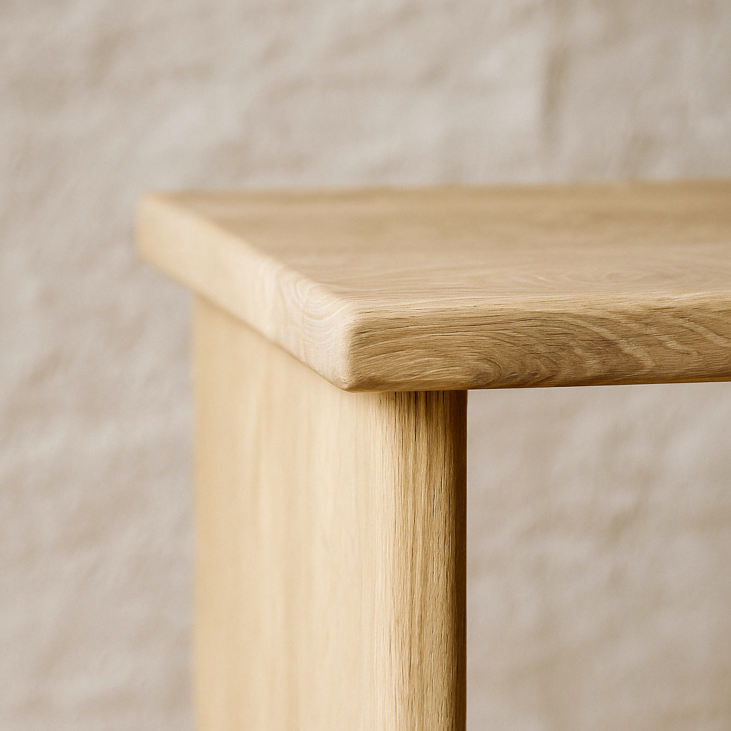 3 shelf bookcase in white oak