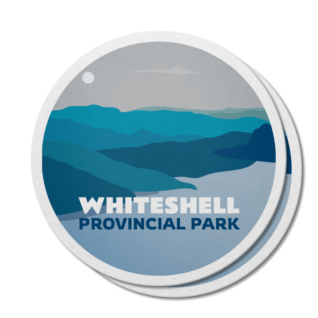 Autocollant en vinyle imperméable pour le parc provincial Whiteshell, Manitoba 