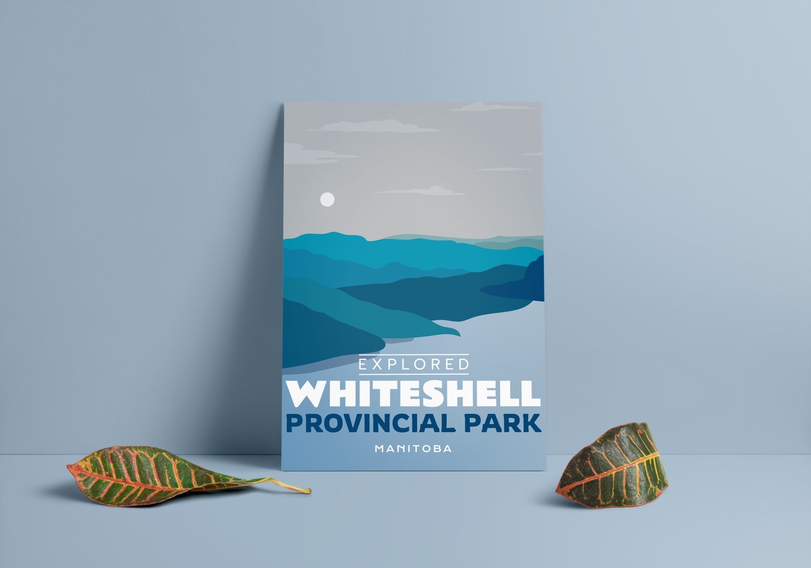 Affiche « Explorée » du parc provincial Whiteshell