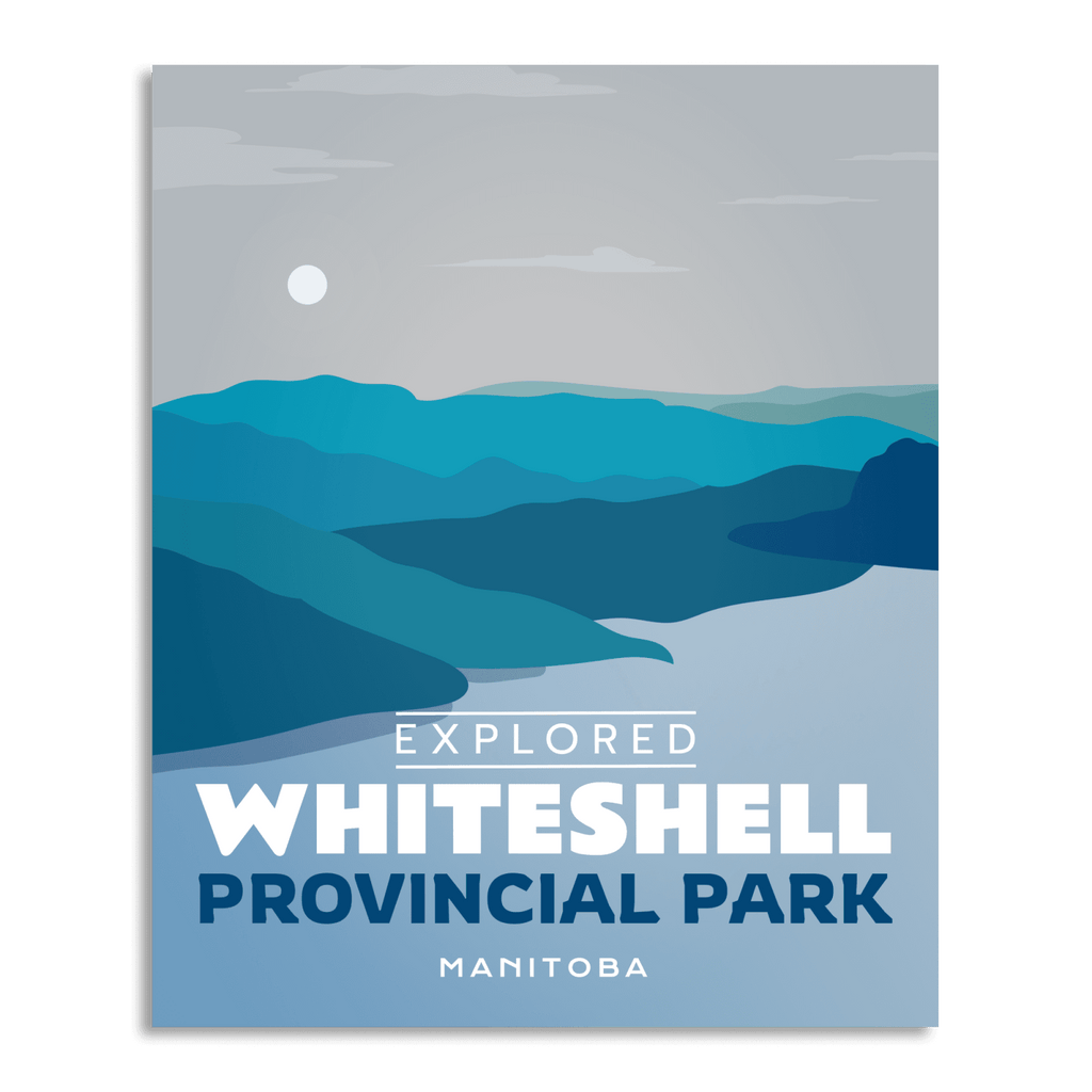 Affiche « Explorée » du parc provincial Whiteshell