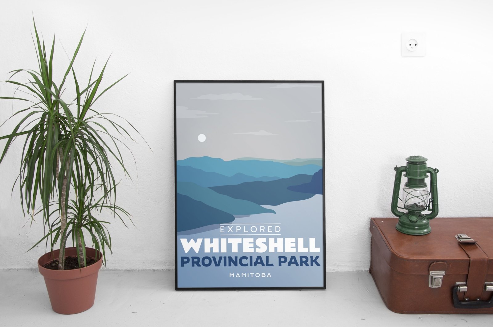 Affiche « Explorée » du parc provincial Whiteshell