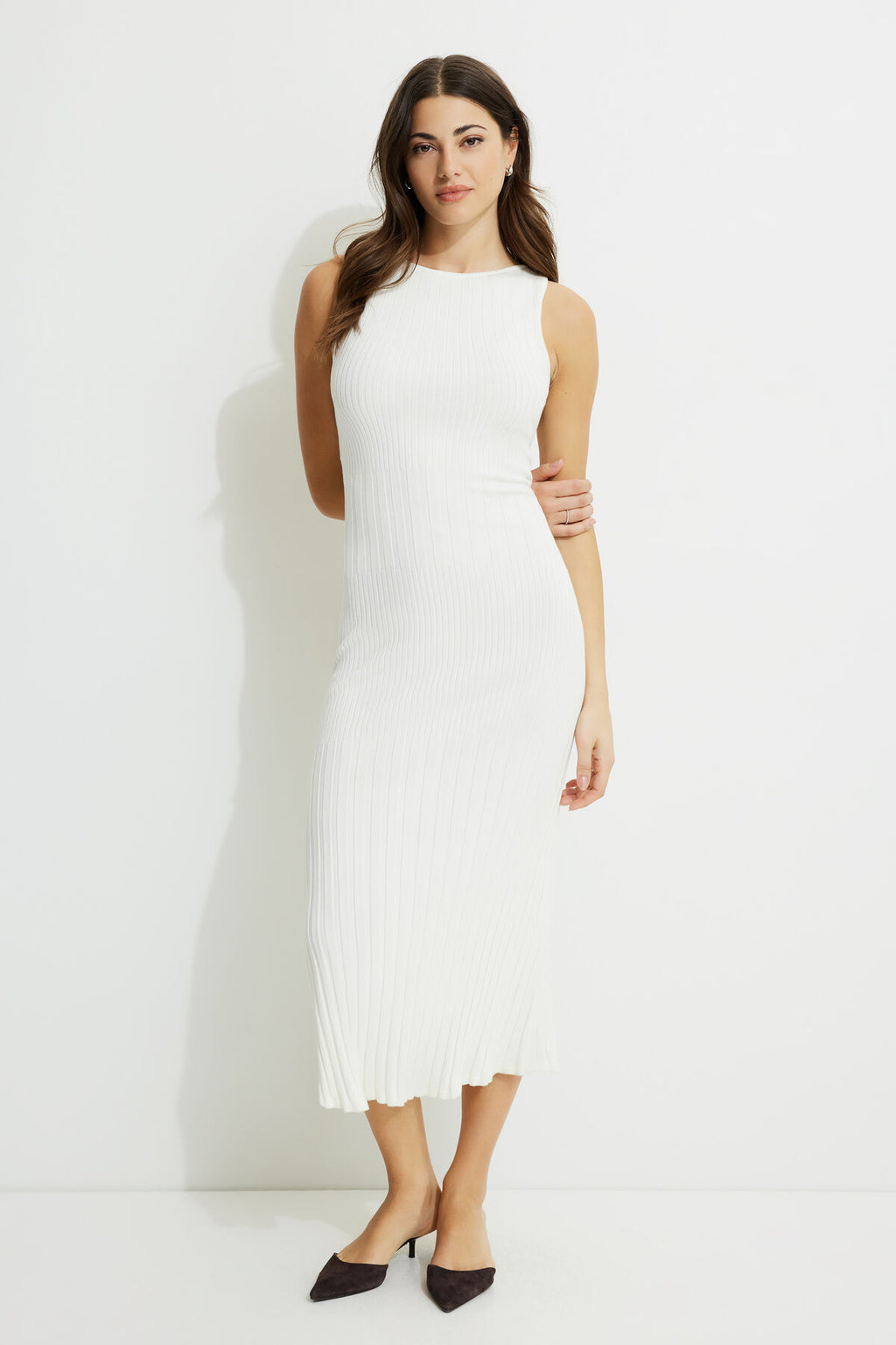 Ribbed Maxi Sweater Dress