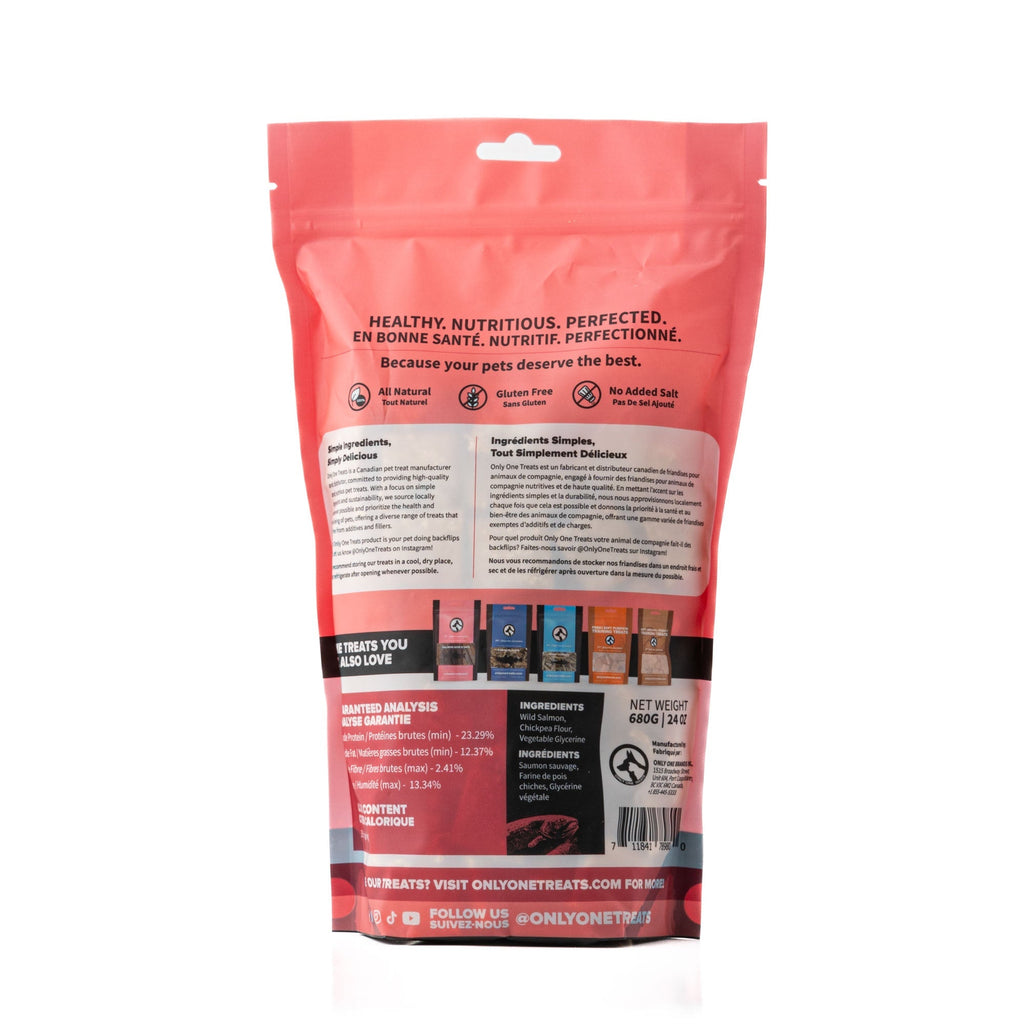 Friandises d'entraînement au saumon sauvage du Pacifique 680 g