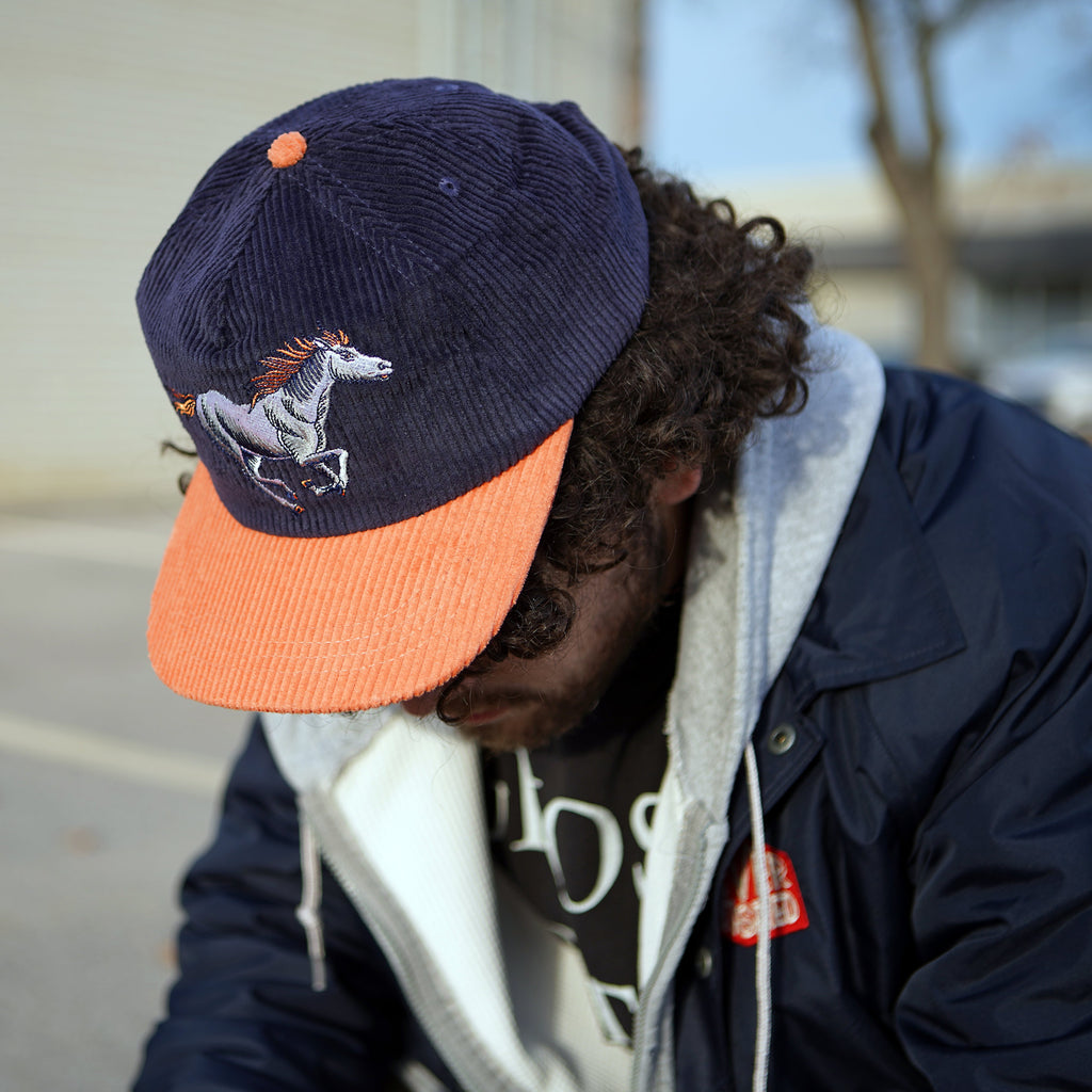 Chapeau en velours côtelé Wild Horse