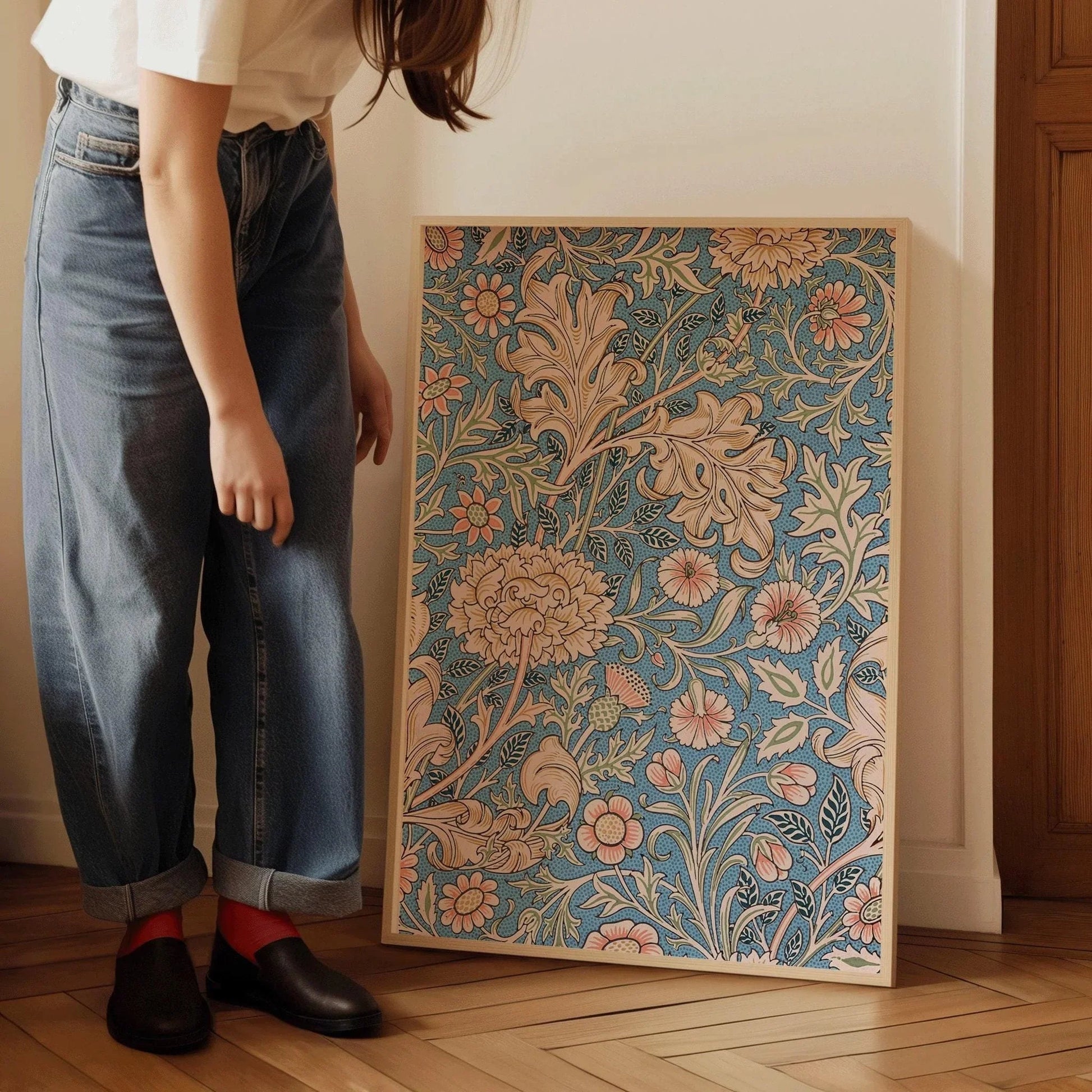 Impression giclée florale « Double Bough » de William Morris