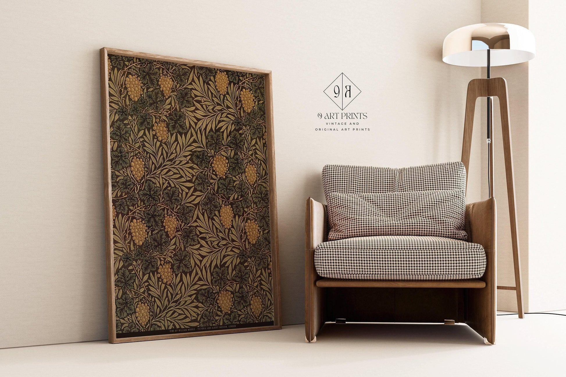 William Morris Vine Art Print: Vintage Botanical Giclee