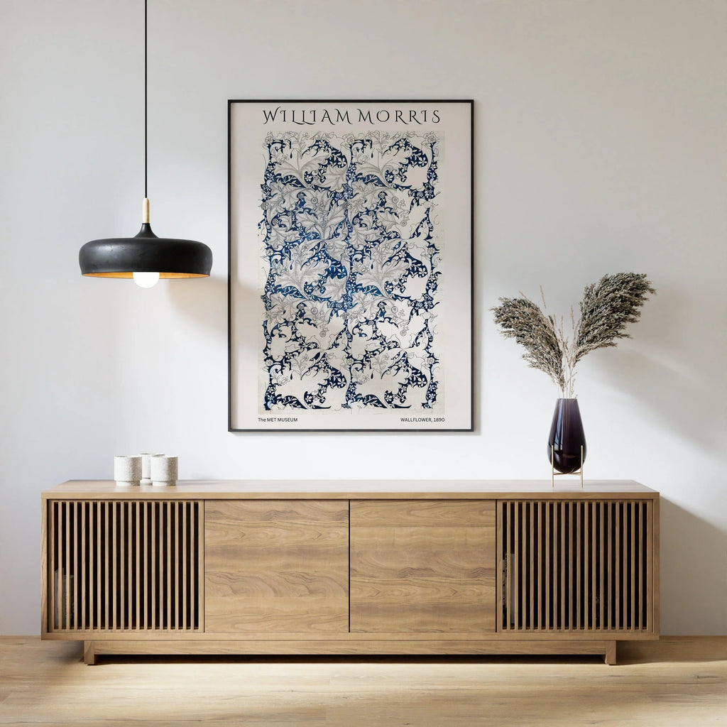 Affiche florale vintage de William Morris : Affiche botanique vintage