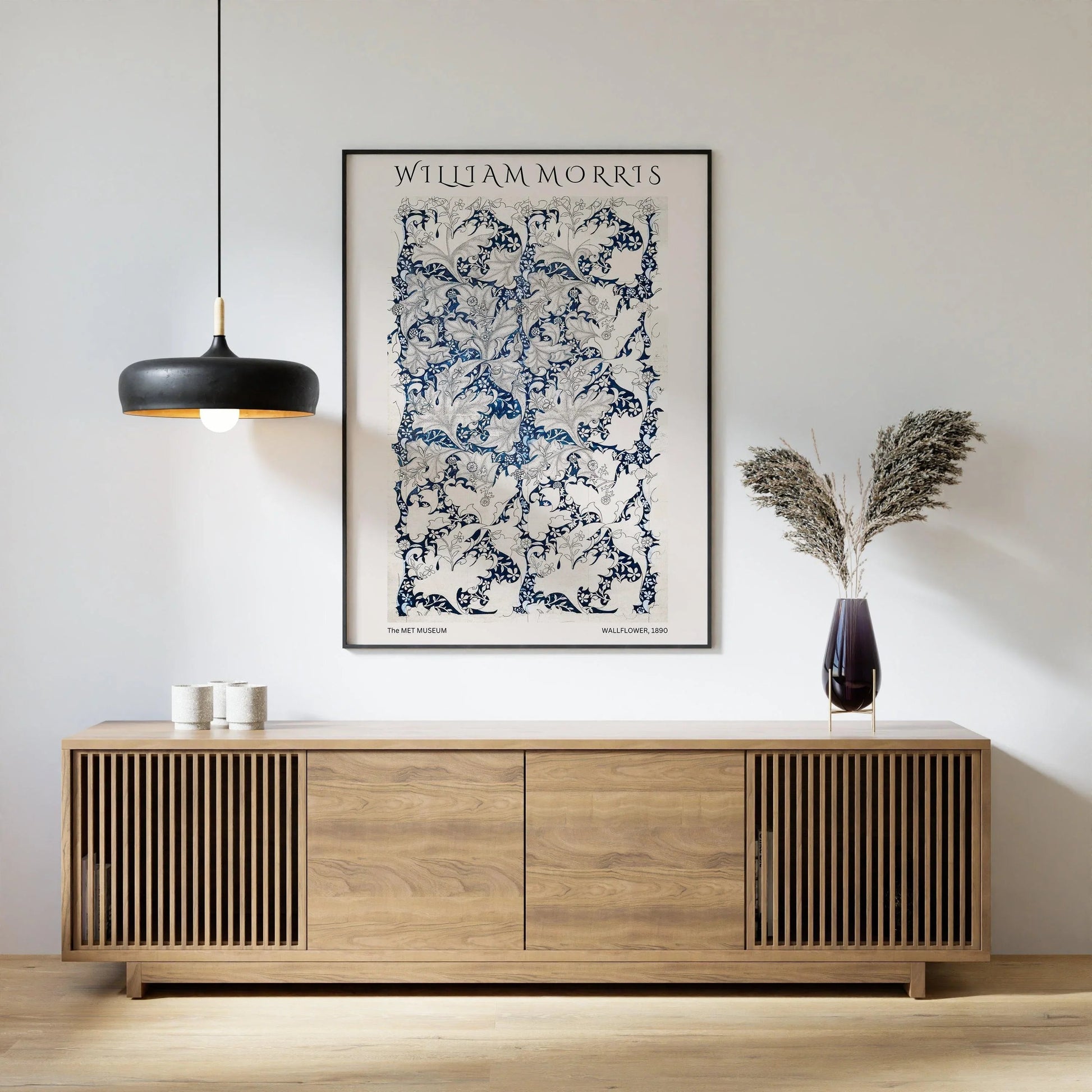 Affiche florale vintage de William Morris : Affiche botanique vintage