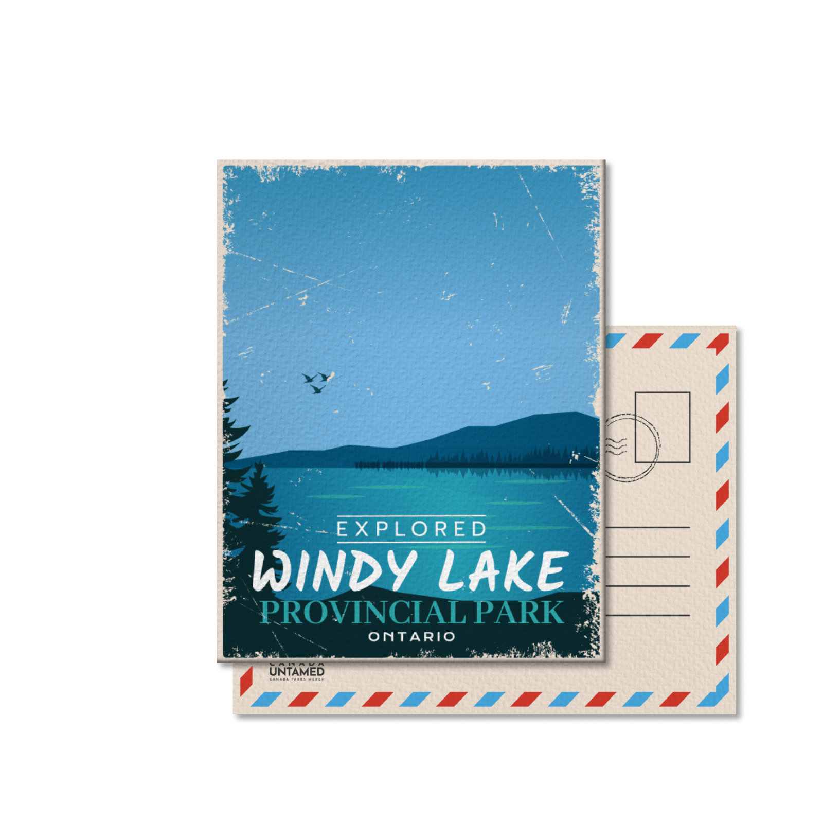 Windy Lake Ontario Provincial Park Postcard