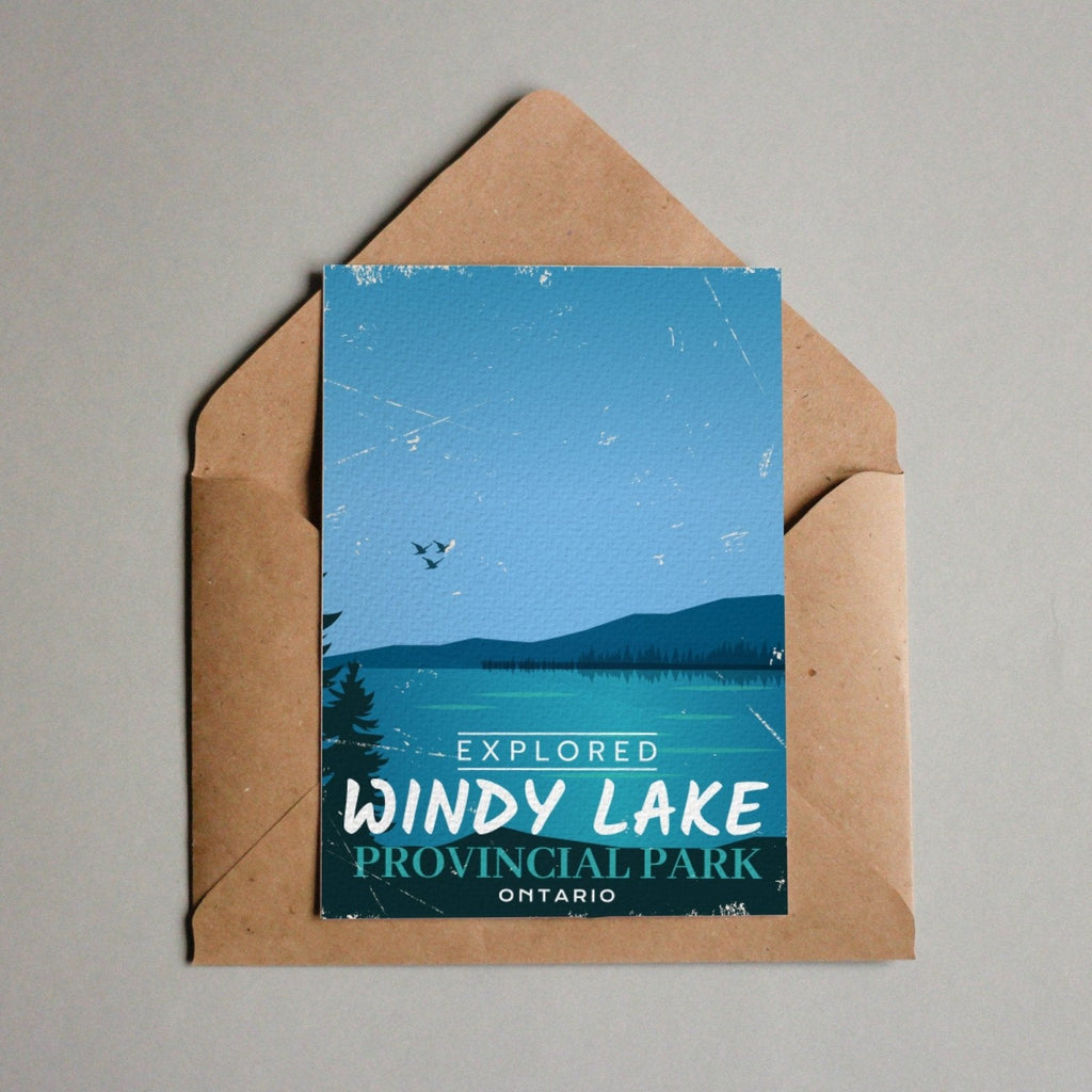 Windy Lake Ontario Provincial Park Postcard
