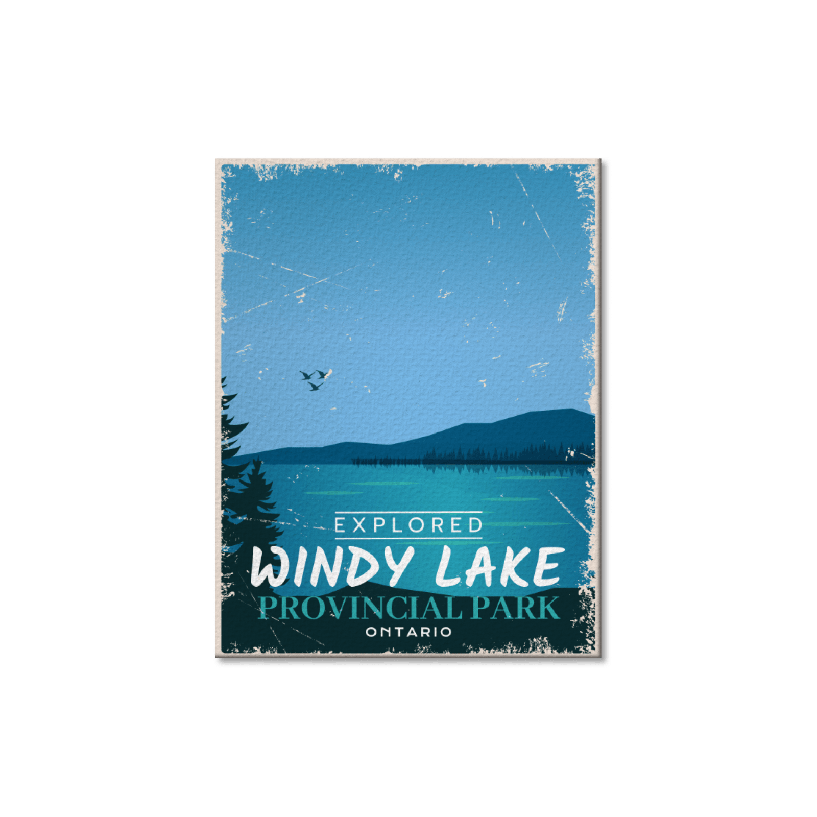 Windy Lake Ontario Provincial Park Postcard