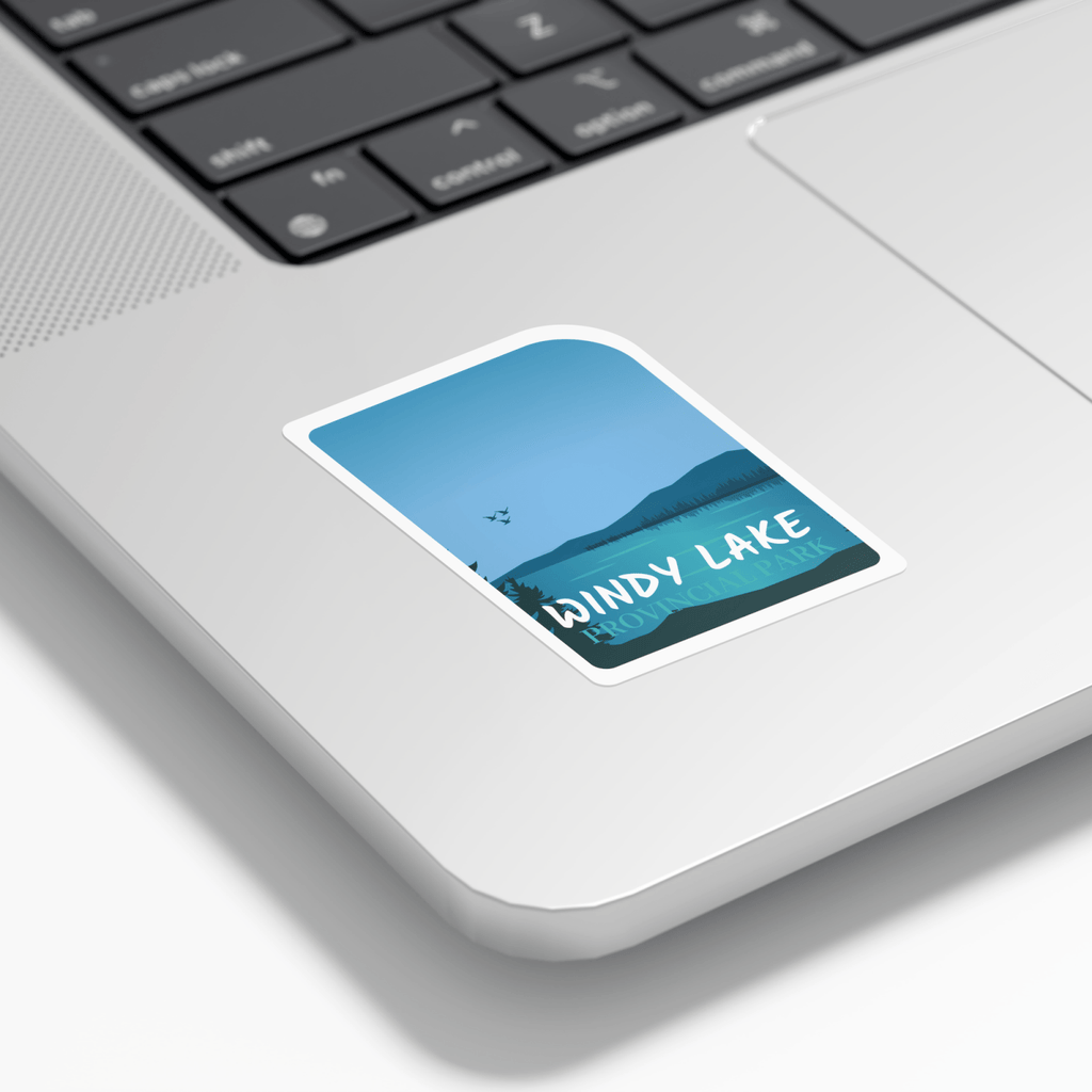 Autocollant en vinyle imperméable du parc provincial Windy Lake, Ontario 