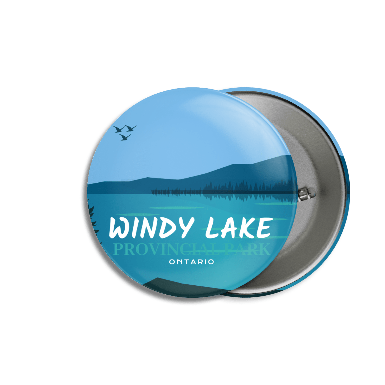 Parc provincial de Windy Lake, Ontario - Bouton à épingle