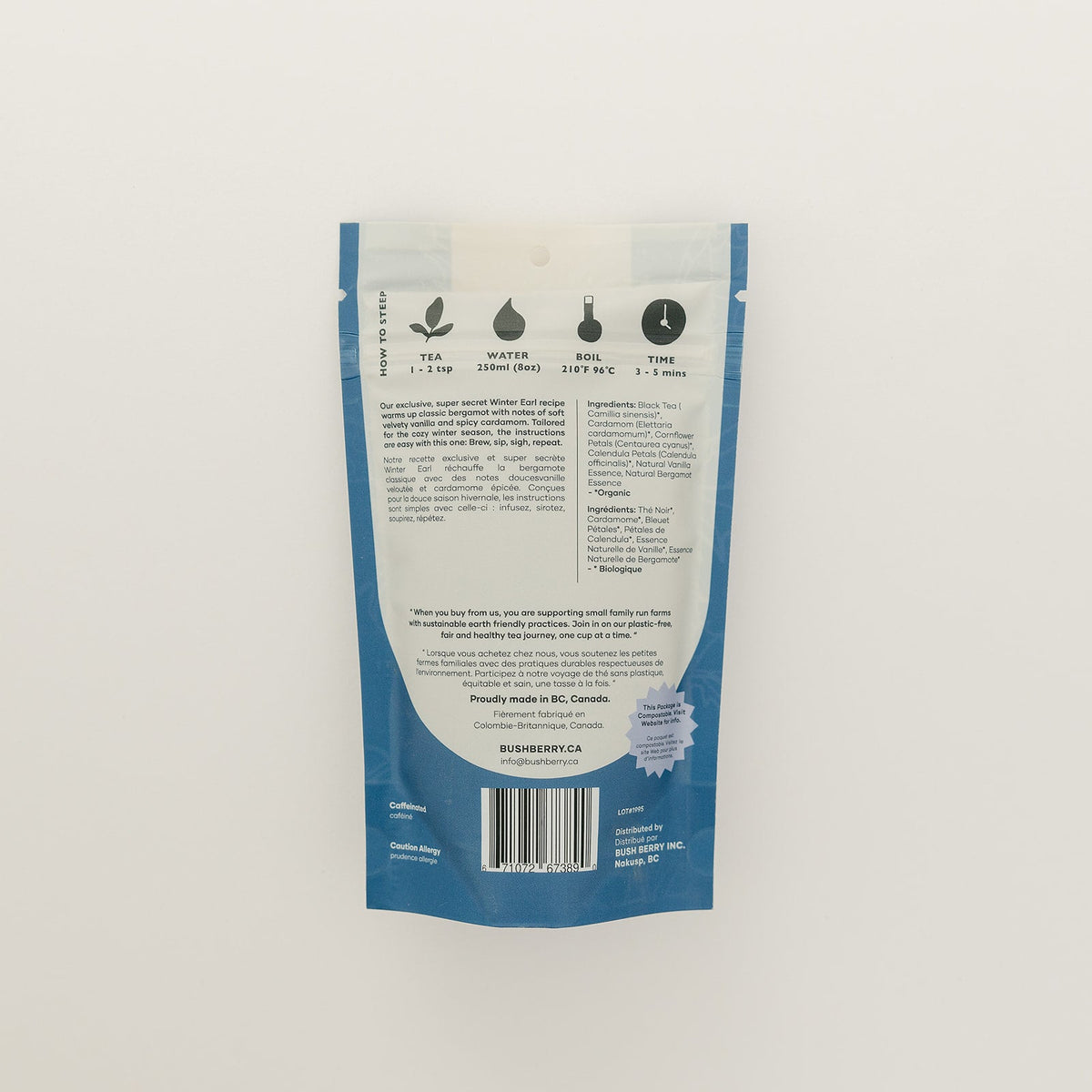 Thé d'hiver bio Earl