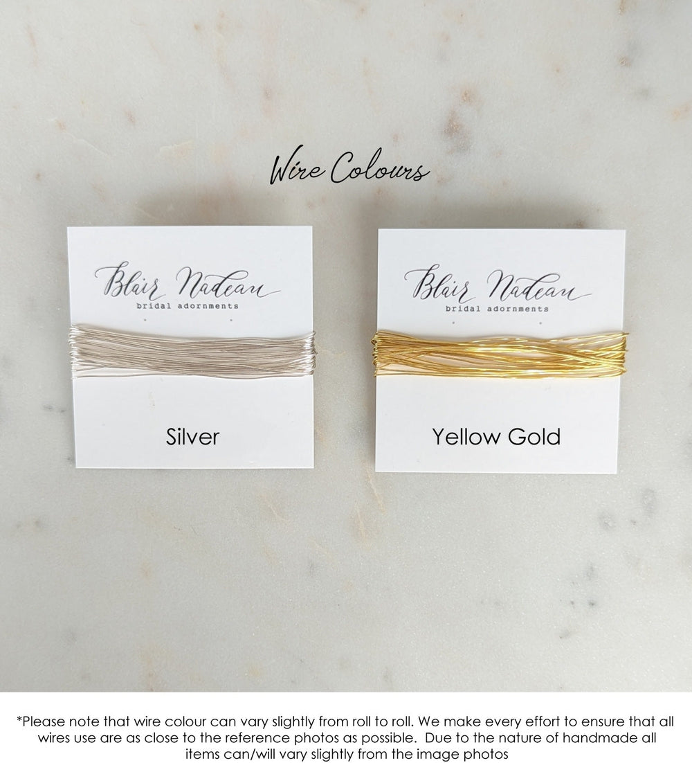 ROUZHIN Crystal Twig Bridal Crown