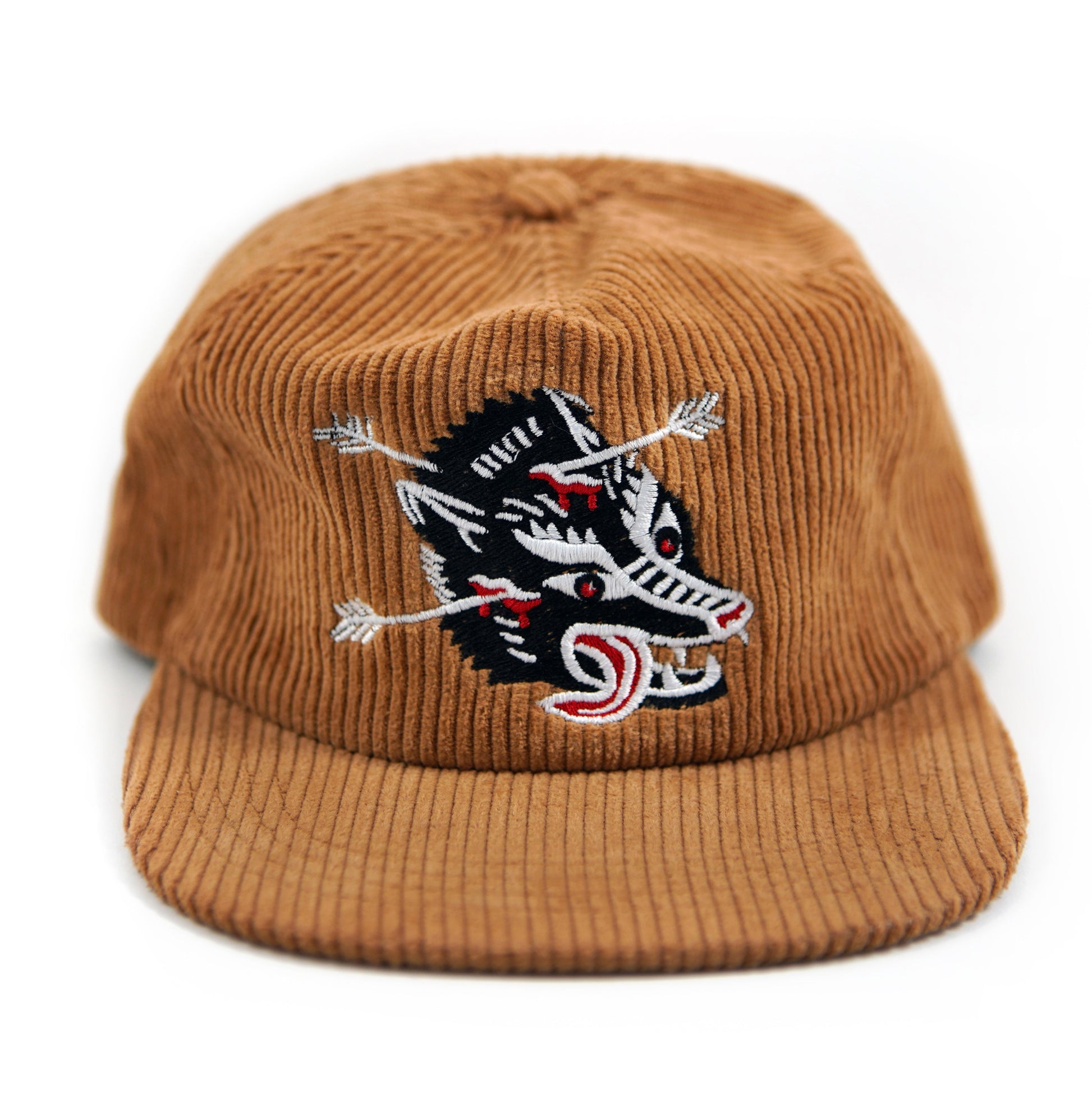 Chapeau en velours côtelé Wolf