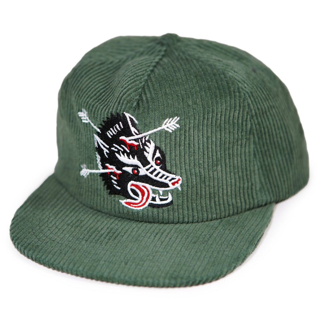 Wolf Corduroy Hat