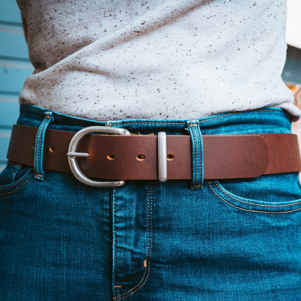 Women's Leather Belt - 1.5"