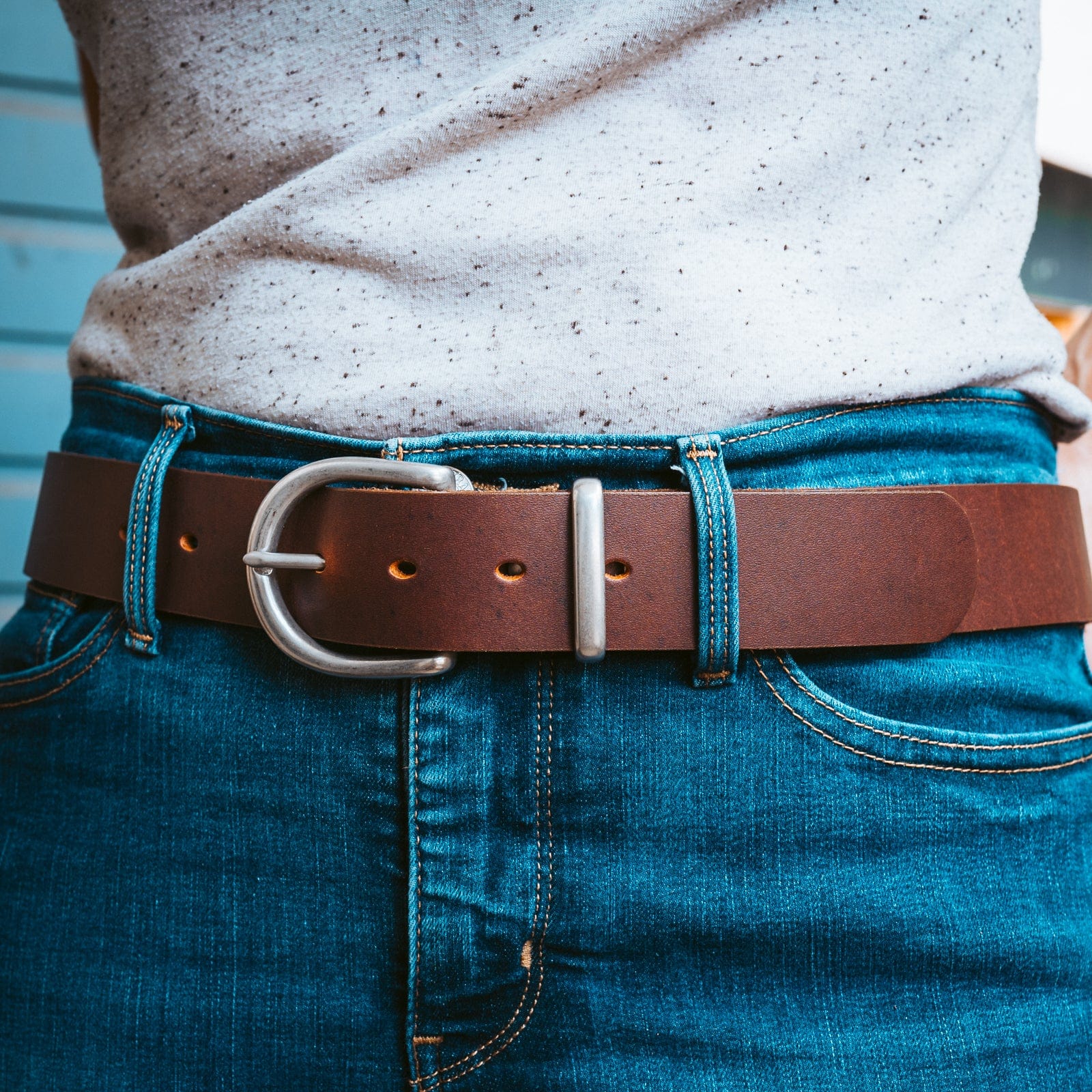 Women's Leather Belt - 1.5"