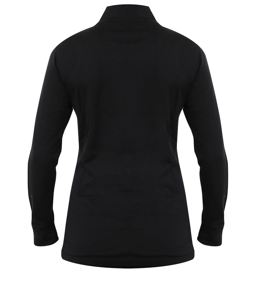 Women's 100% Merino Wool 1/4 Zip Pullover 190 GSM