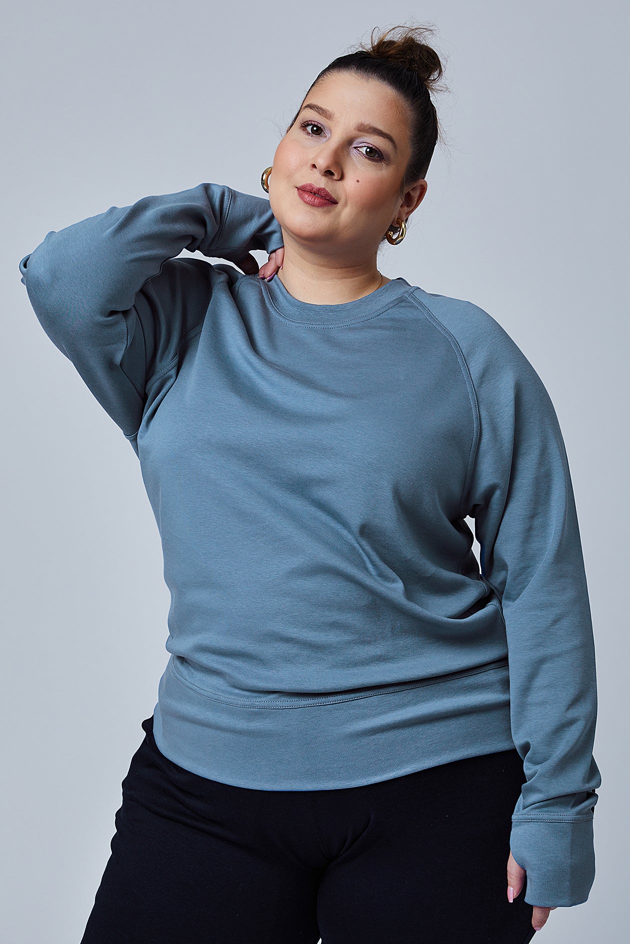 Sweat-shirt ras du cou mi-épais Lucille
