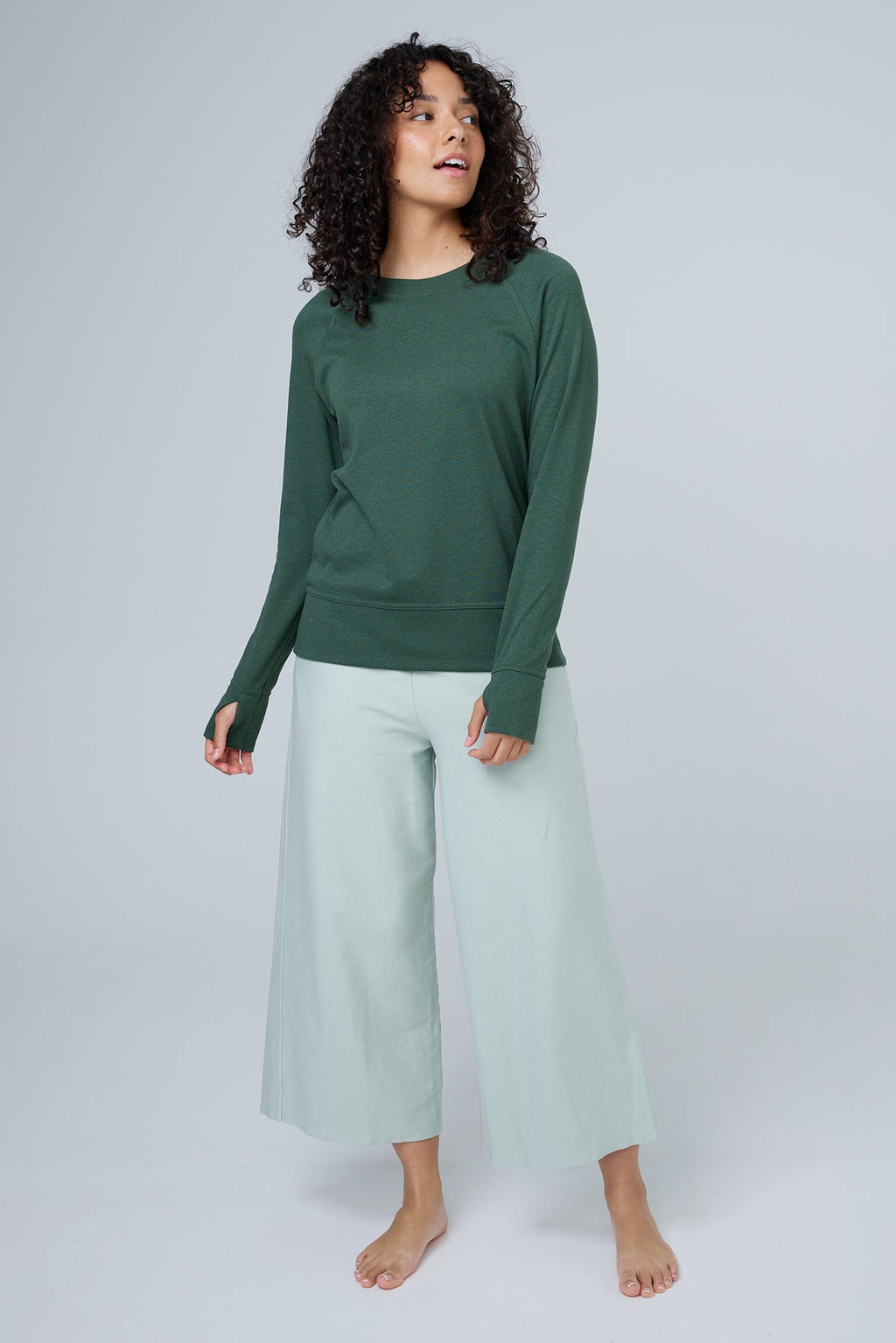 Freya Organic Cotton Wide Leg Lounge Pant