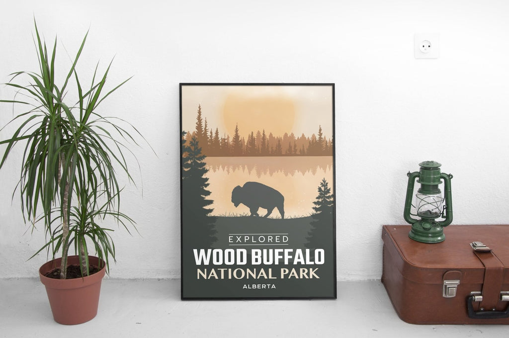 Affiche « Explorée » du parc national Wood Buffalo