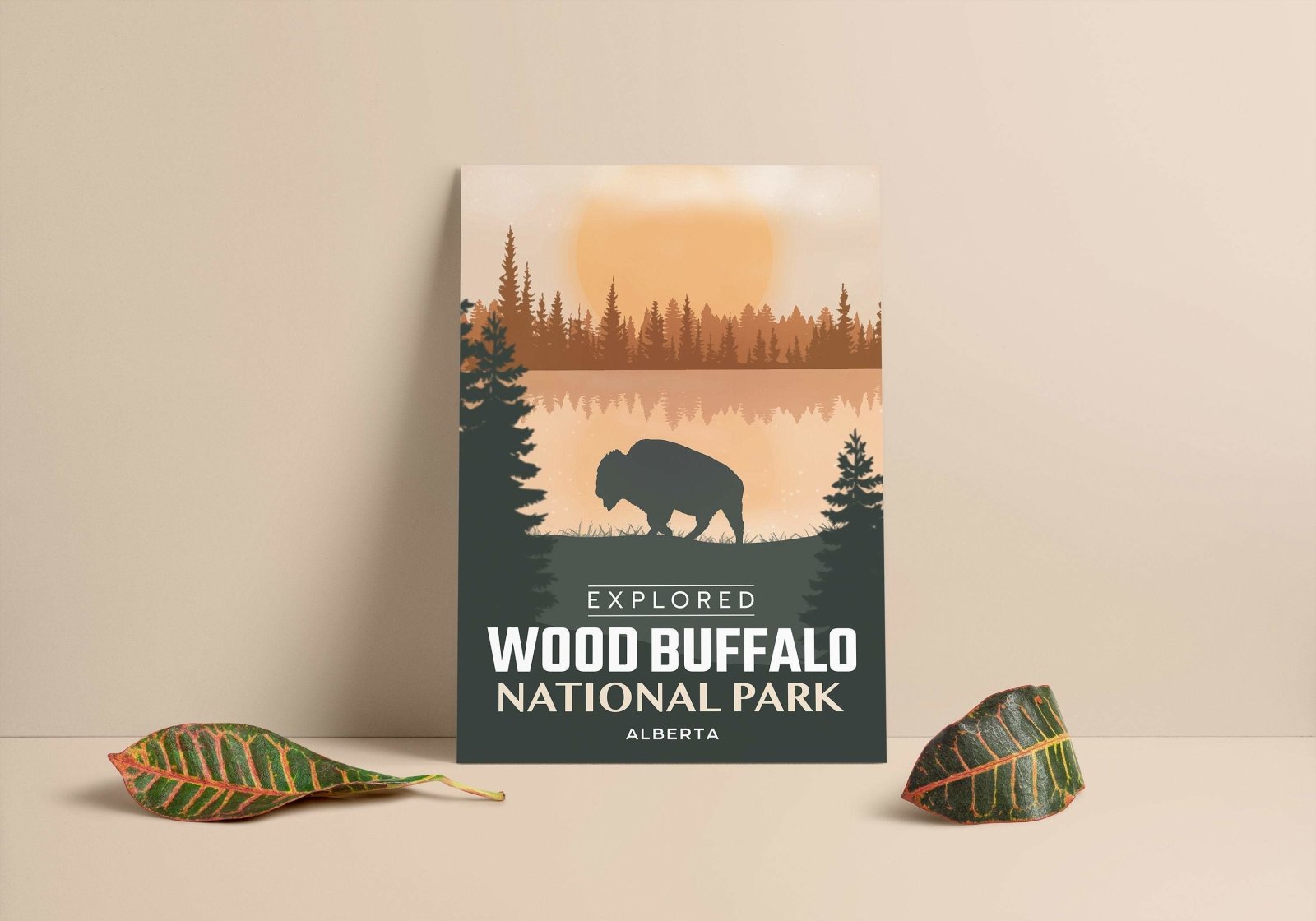 Affiche « Explorée » du parc national Wood Buffalo