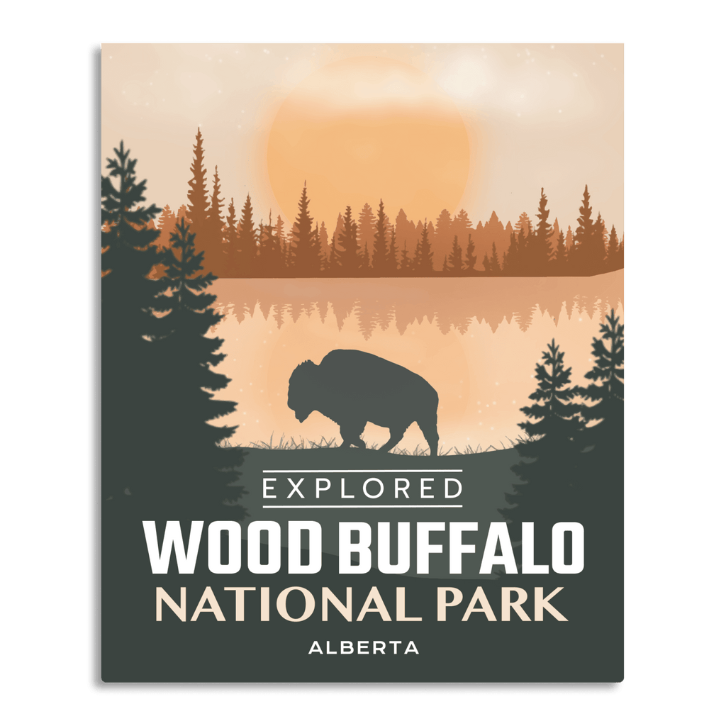 Affiche « Explorée » du parc national Wood Buffalo