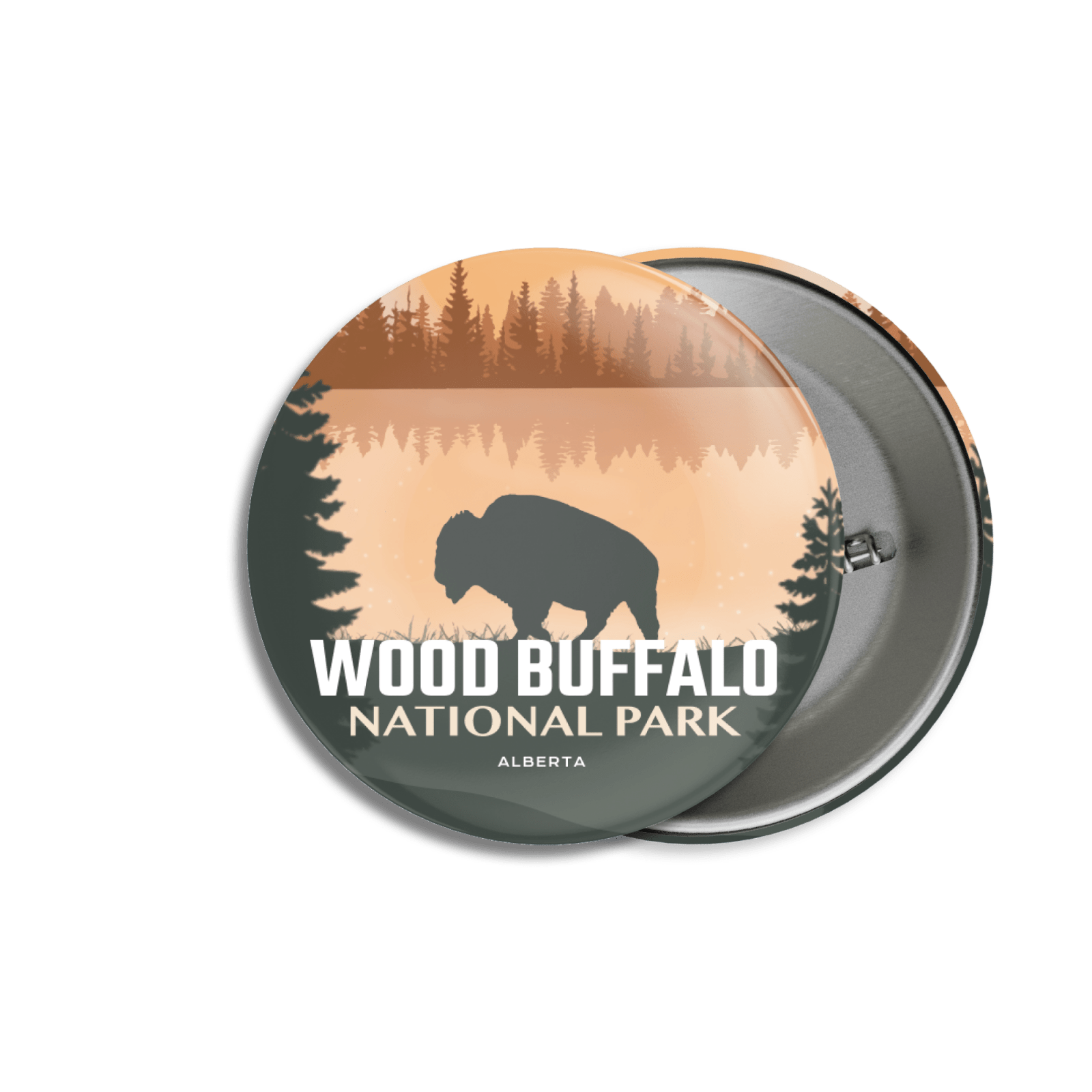 Pin's du parc national Wood Buffalo du Canada