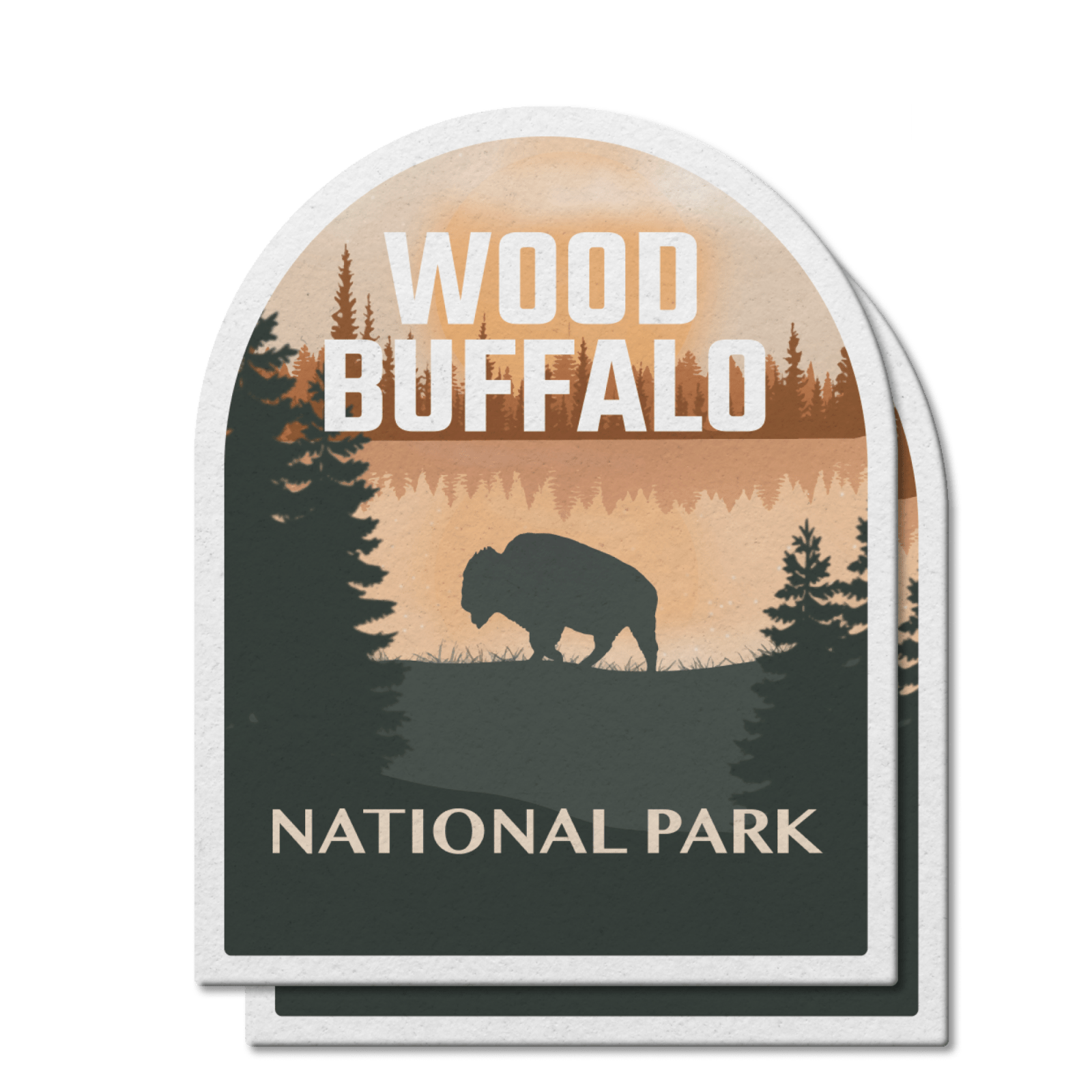 Wood Buffalo National Park of Canada Waterproof Vinyl Sticker