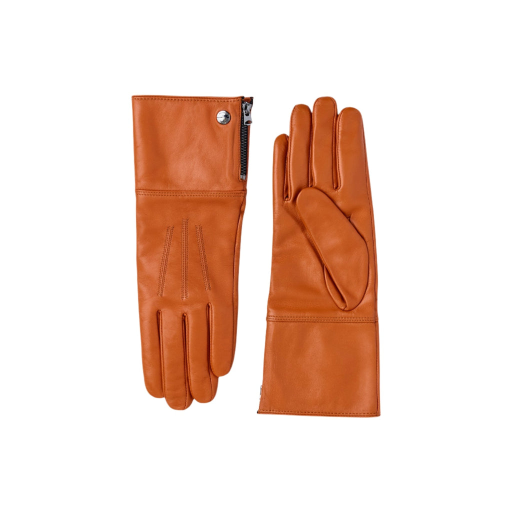 WILLIS (R)Leather glove with shearling cuff