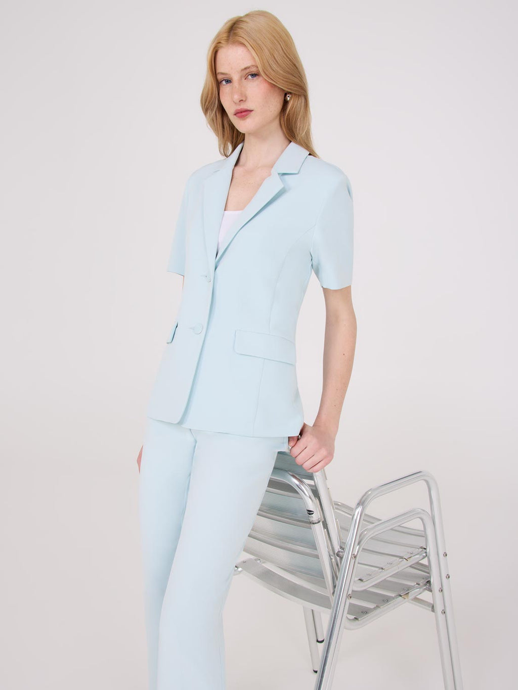 Blazer à manches courtes